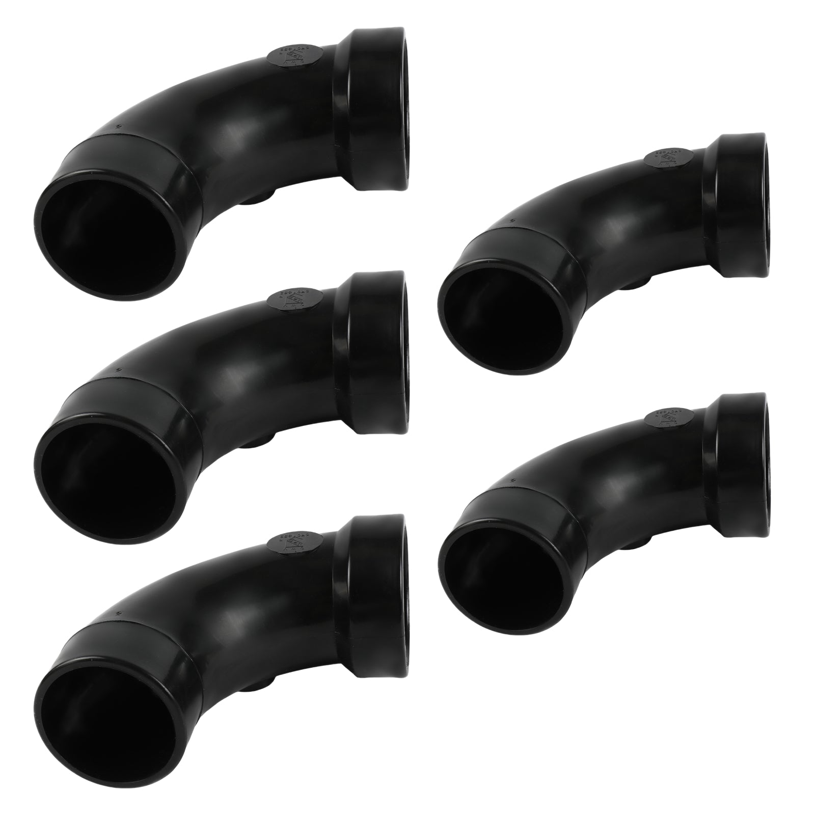ABS DWV 90D HUB x Spigot Long Sweep Street Elbow Fitting (1/4 Bend) - Pick Size to Add