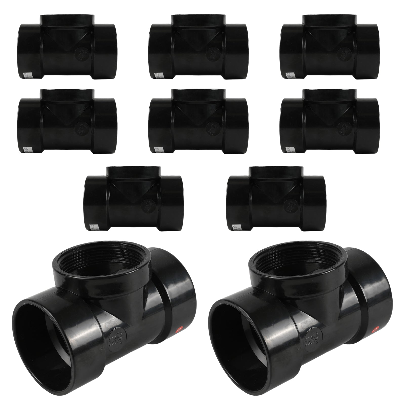 ABS DWV Cleanout Tee Fittings - Pick Size to Add
