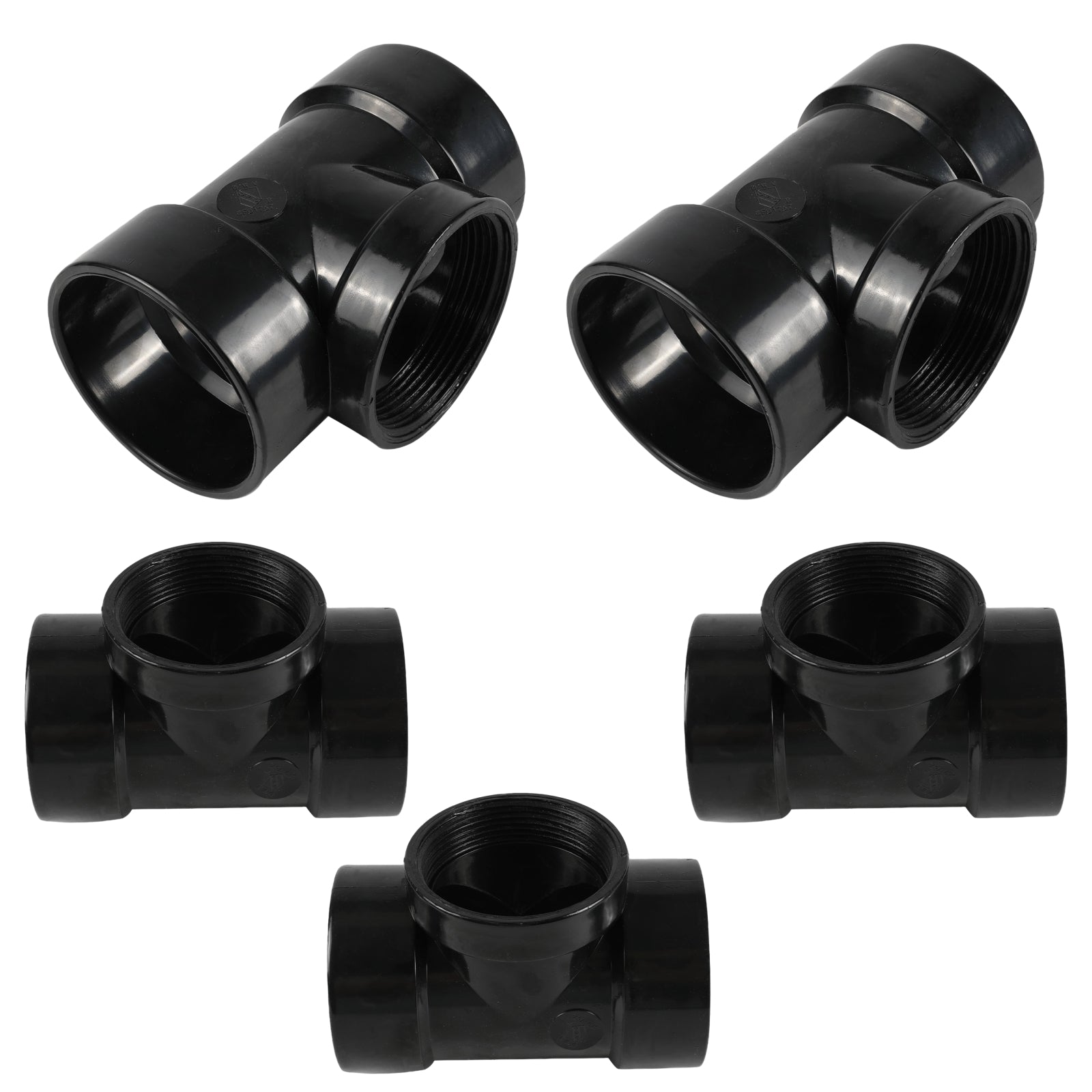 ABS DWV Cleanout Tee Fittings - Pick Size to Add