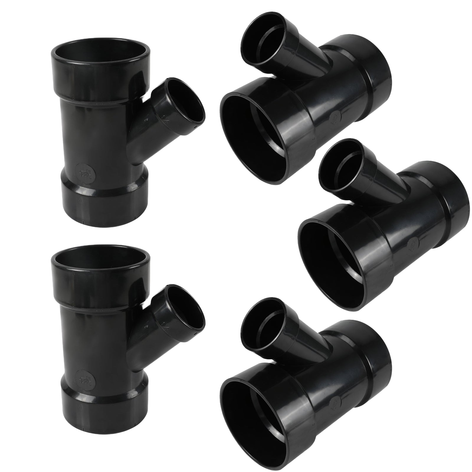 ABS DWV Wye Reducing Tee - Pick Size to Add