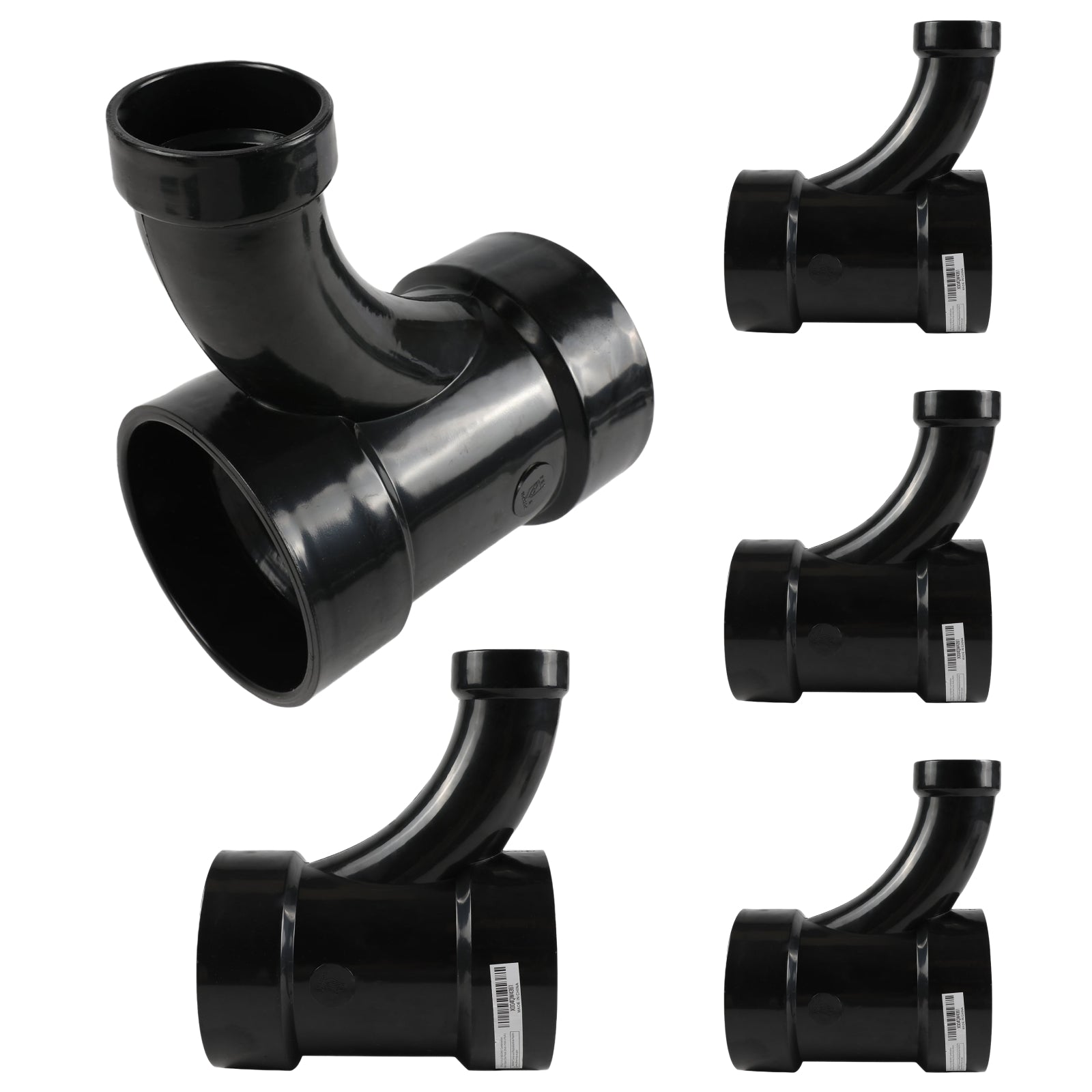 ABS DWV Combination Wye & 1/8 Bend (Hx H x H) - Pick Size to Add