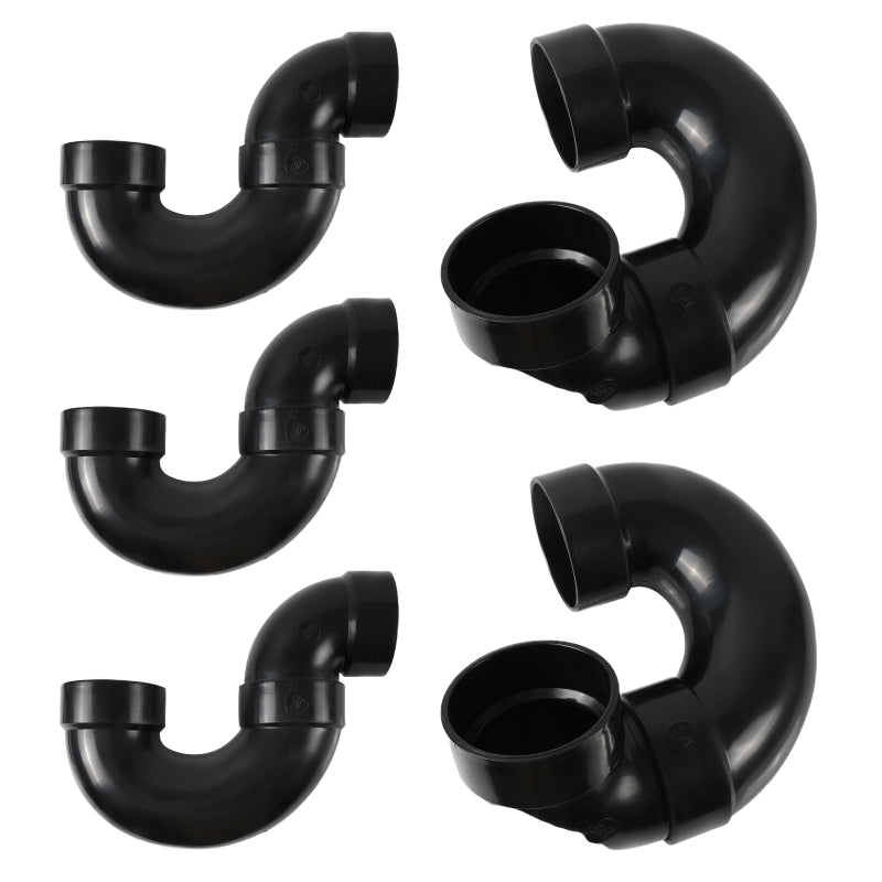 ABS DWV P-TRAP W/SOLVENT WELD JOINT - Pick Size to Add
