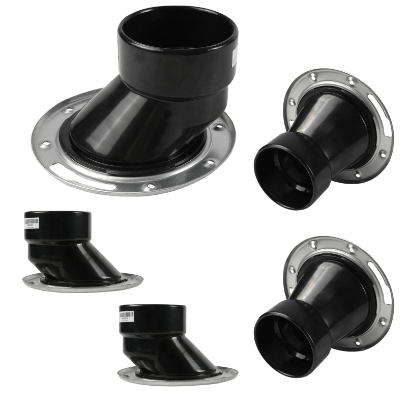 HUB ABS DWV Offset Adjustable Closet Flange - Pick Size to Add
