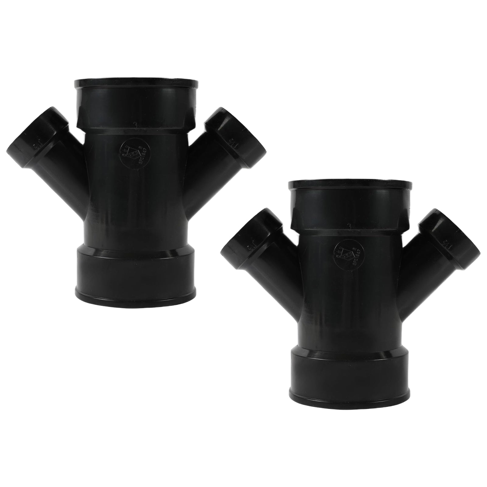 ABS DWV Double Wye, Reducing (HUB) - Pick Size to Add