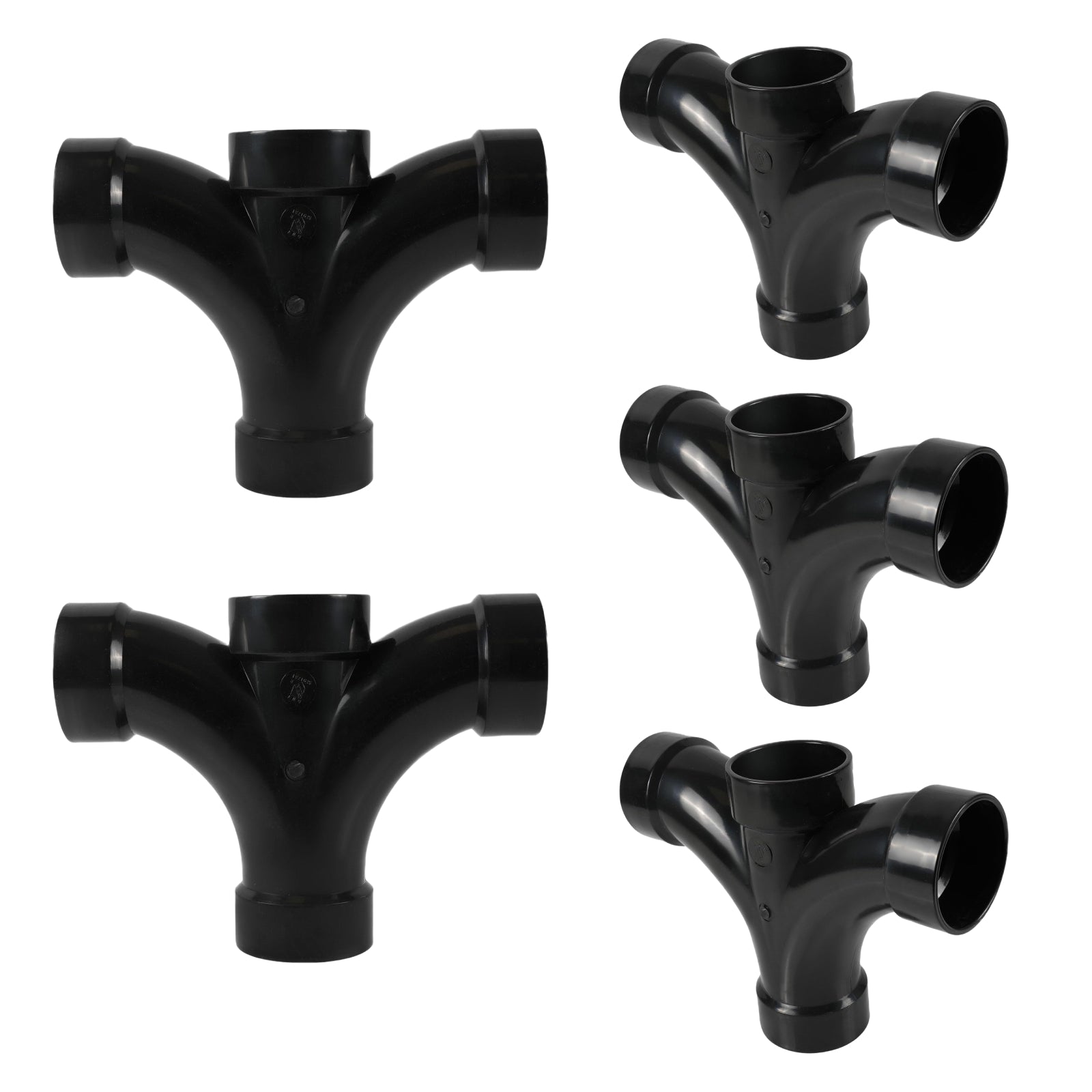 ABS DWV Double Fixture Fittings - Pick Size to Add