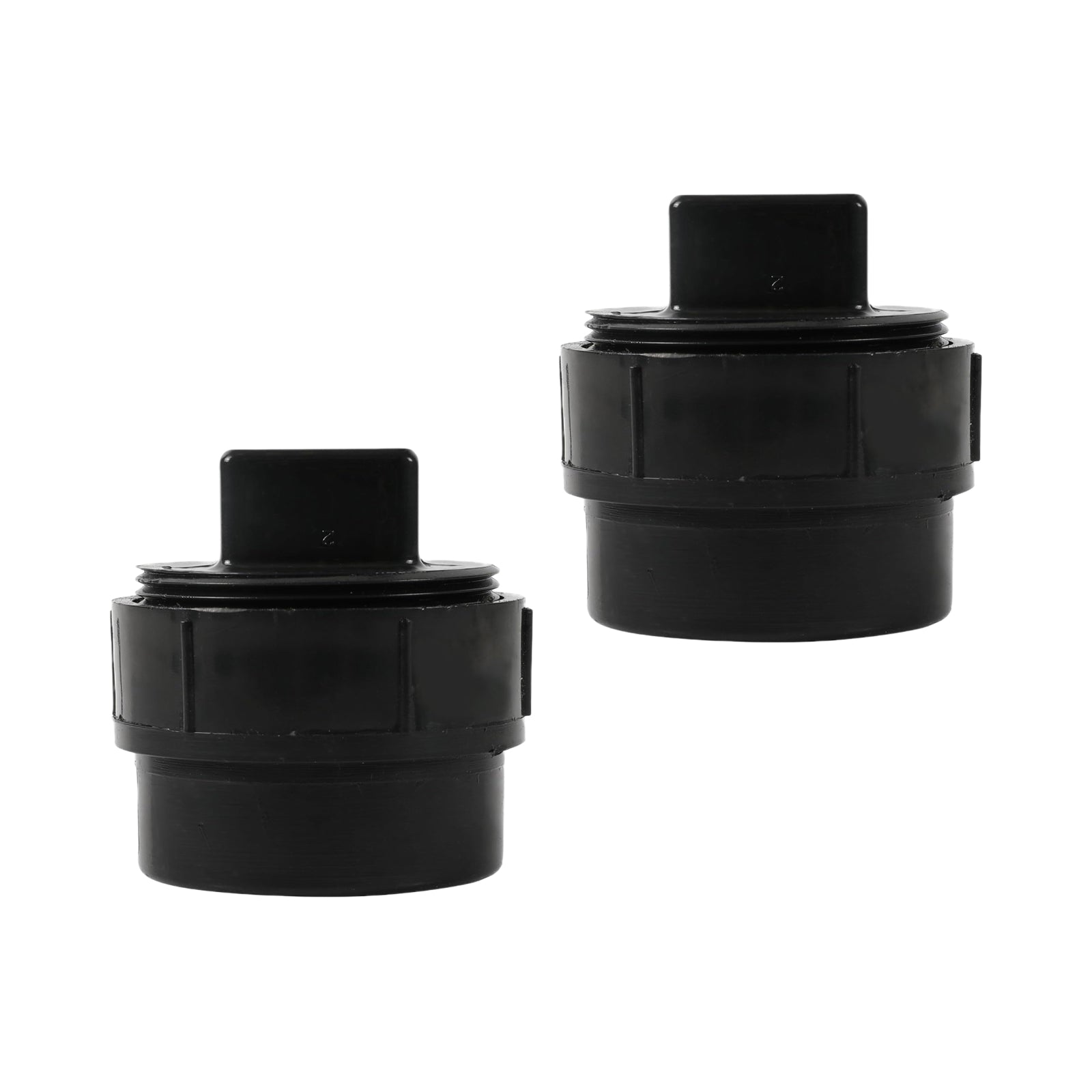 ABS DWV Cleanout Adapter W/Plug - Pick Size to Add