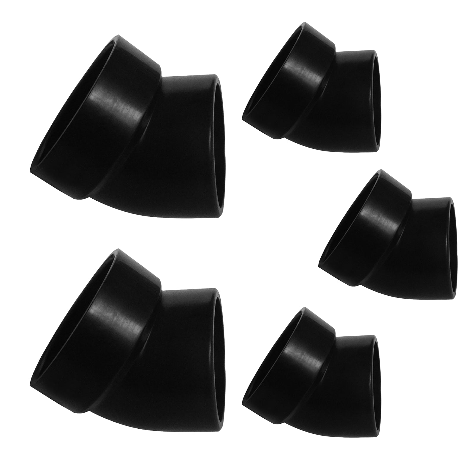 ABS DWV Short Turn Street Elbow (1/8 Bend) - Pick Size to Add