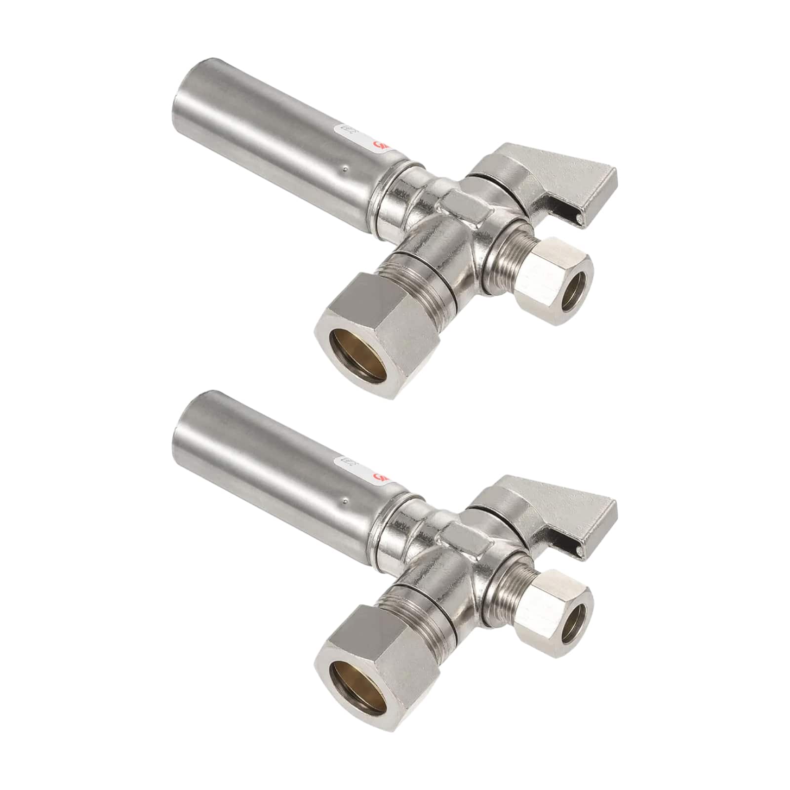 1 4 turn valve with stainless steel water hammer arrestor chrome plated brass 7