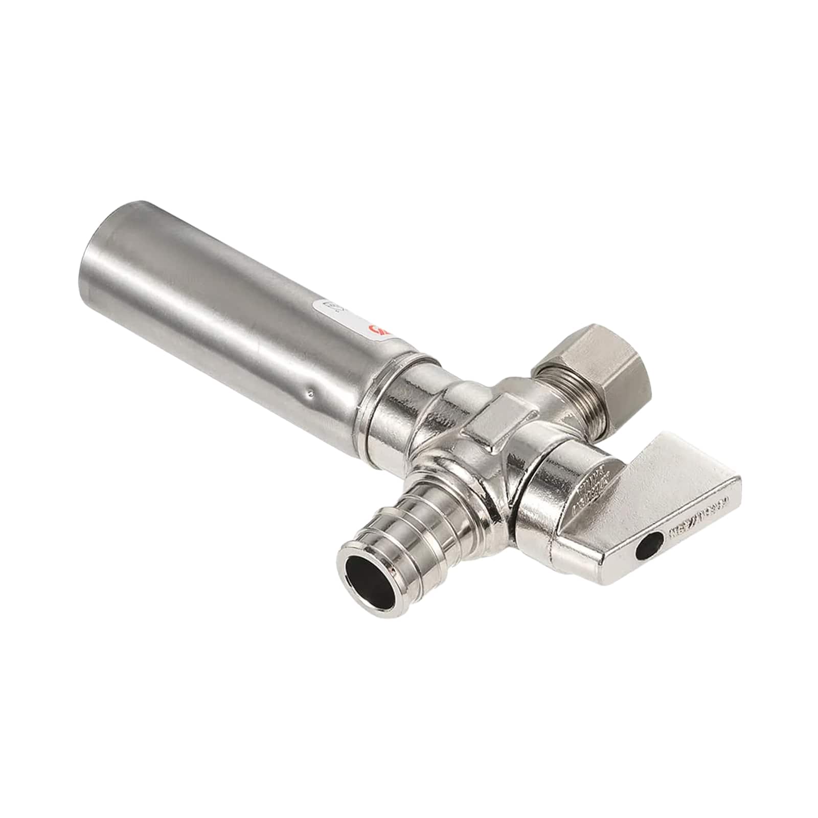 1 4 turn valve with stainless steel water hammer arrestor chrome plated brass 28