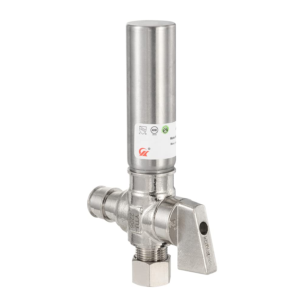 1/4 turn pex-a cold expansion stop angle valve, 1/2