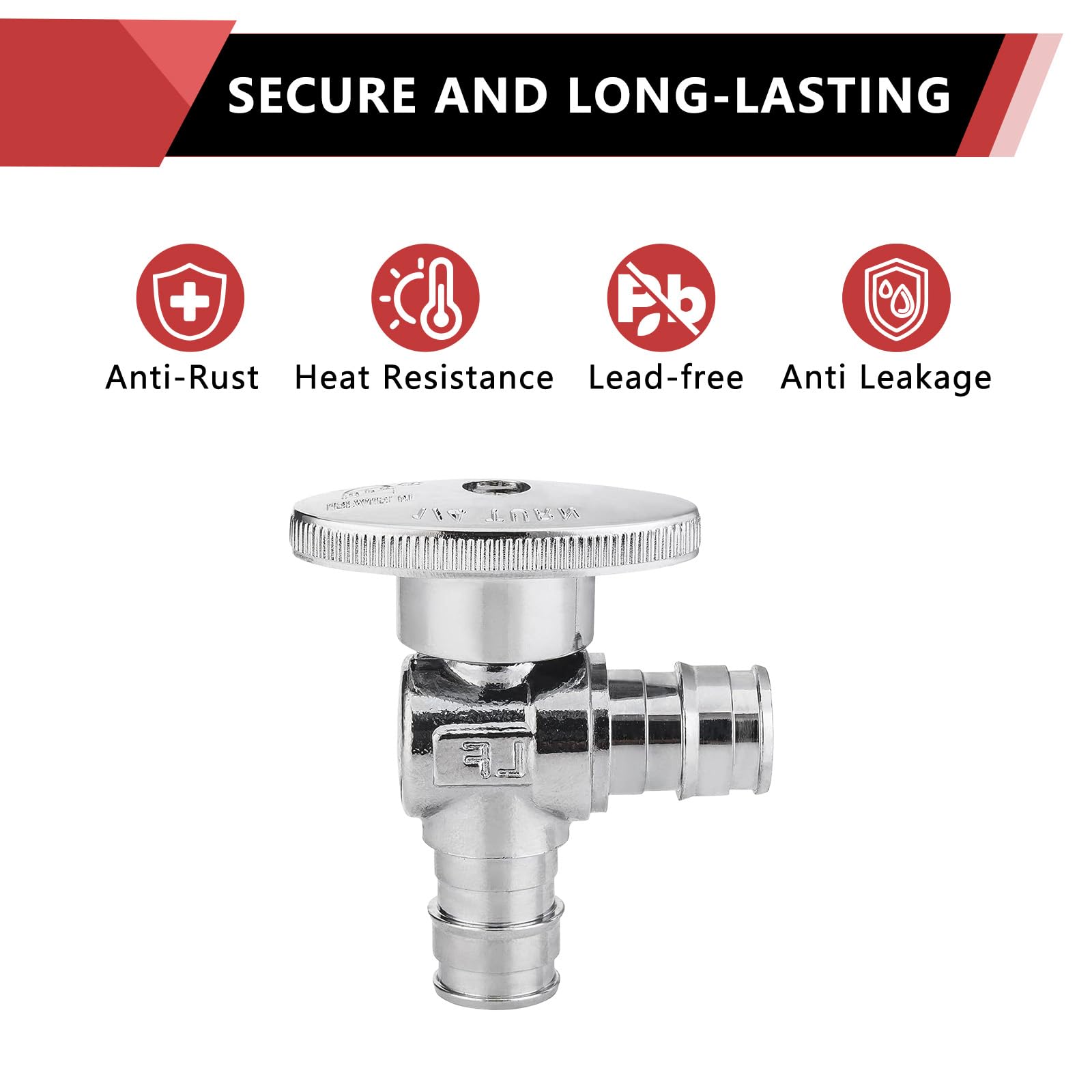 1 2 x 1 2 pex expansion stop valve 1 4 turn lead free 9