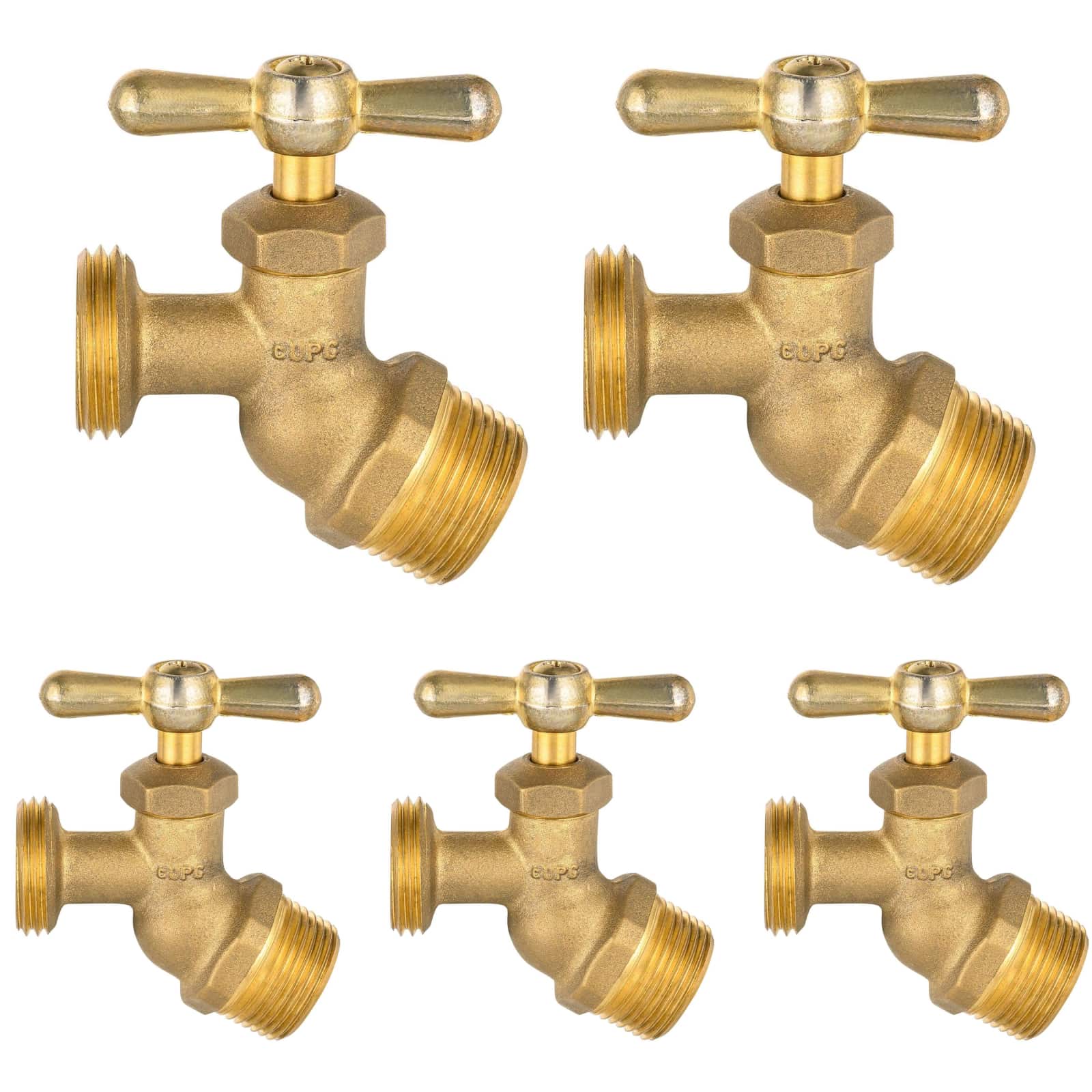 mip x mht brass no kink hose bibb lead free 8