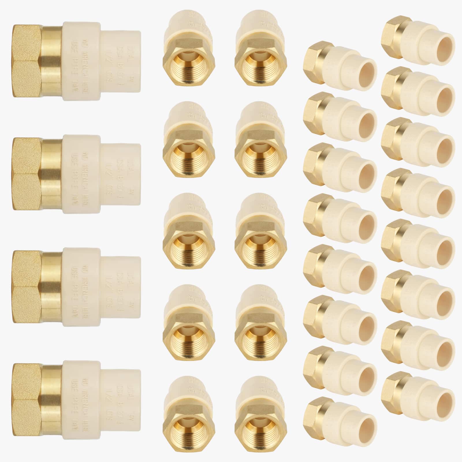 cpvc x female brass adapter lead free 10