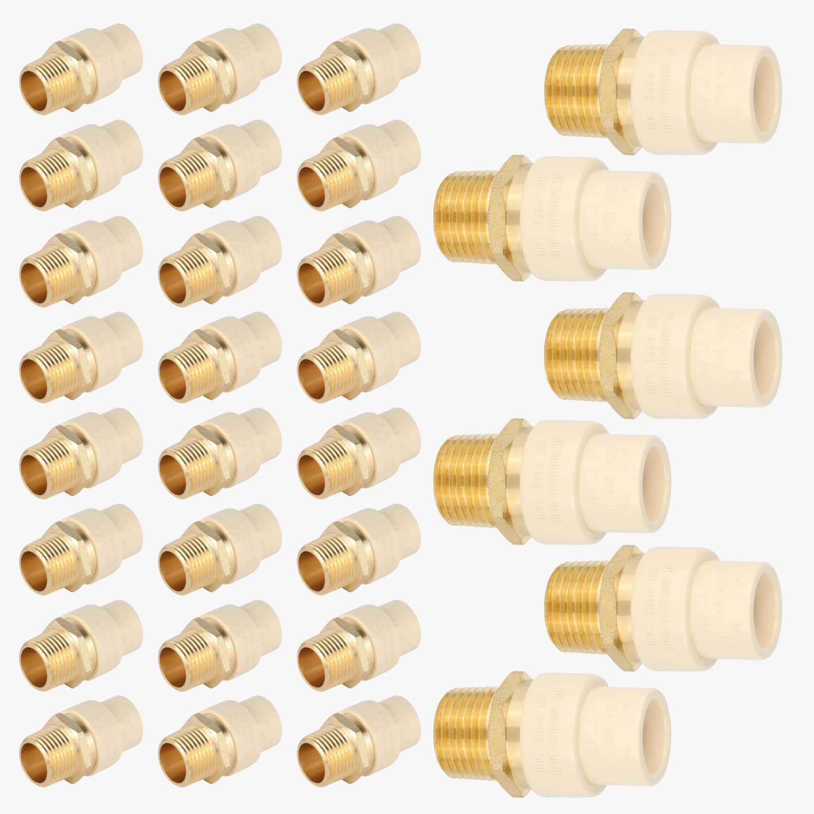 cpvc x male brass adapter lead free 9