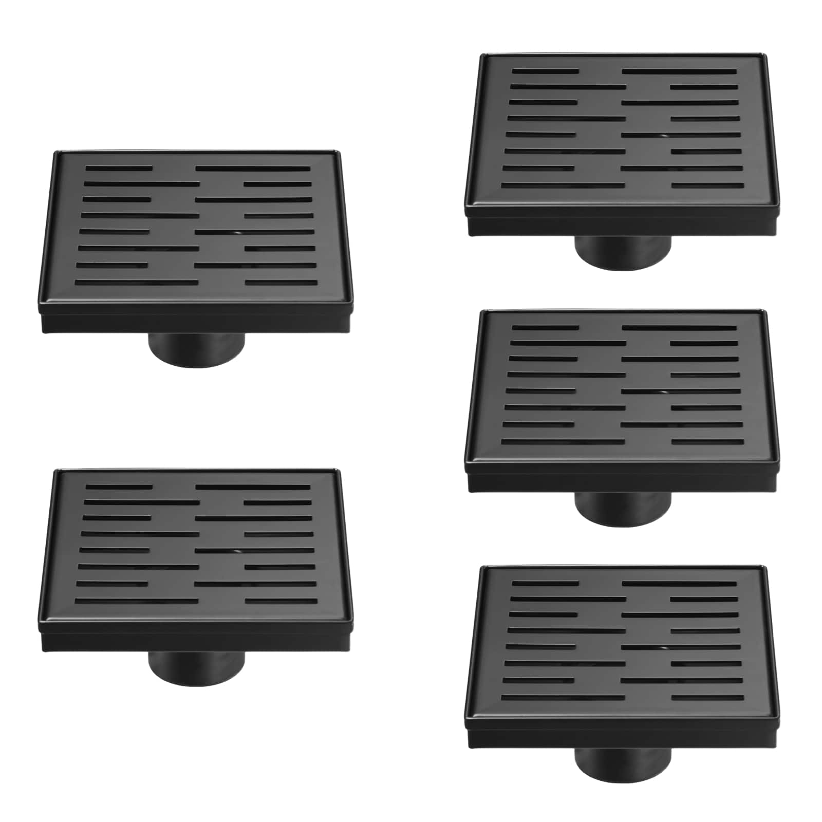 square shower drain with removable grate 304 stainless steel shower drain floor shower drain with hair strainer adjustable levellingft 10