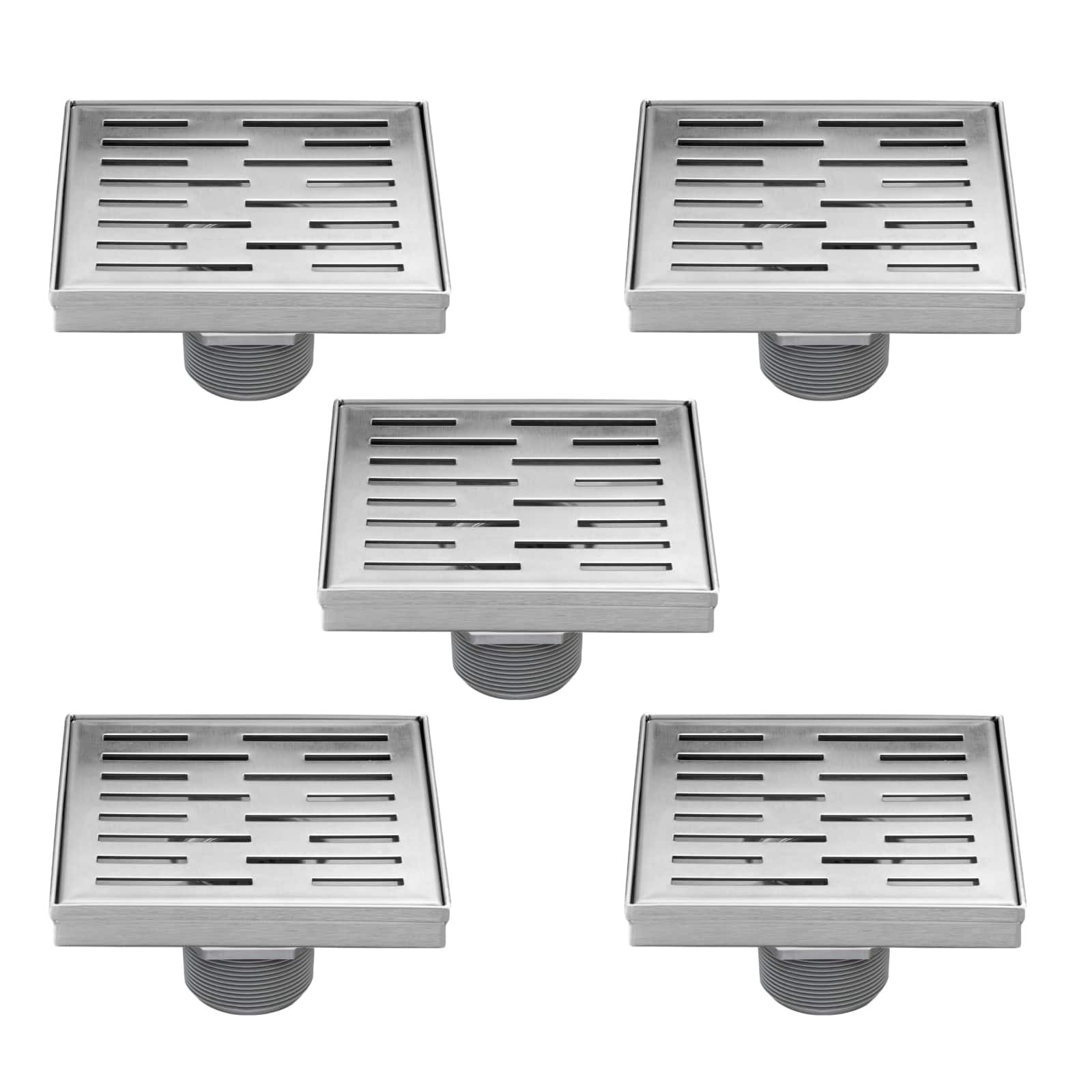 square shower drain with removable grate 304 stainless steel shower drain floor shower drain with hair strainer adjustable levellingft 13