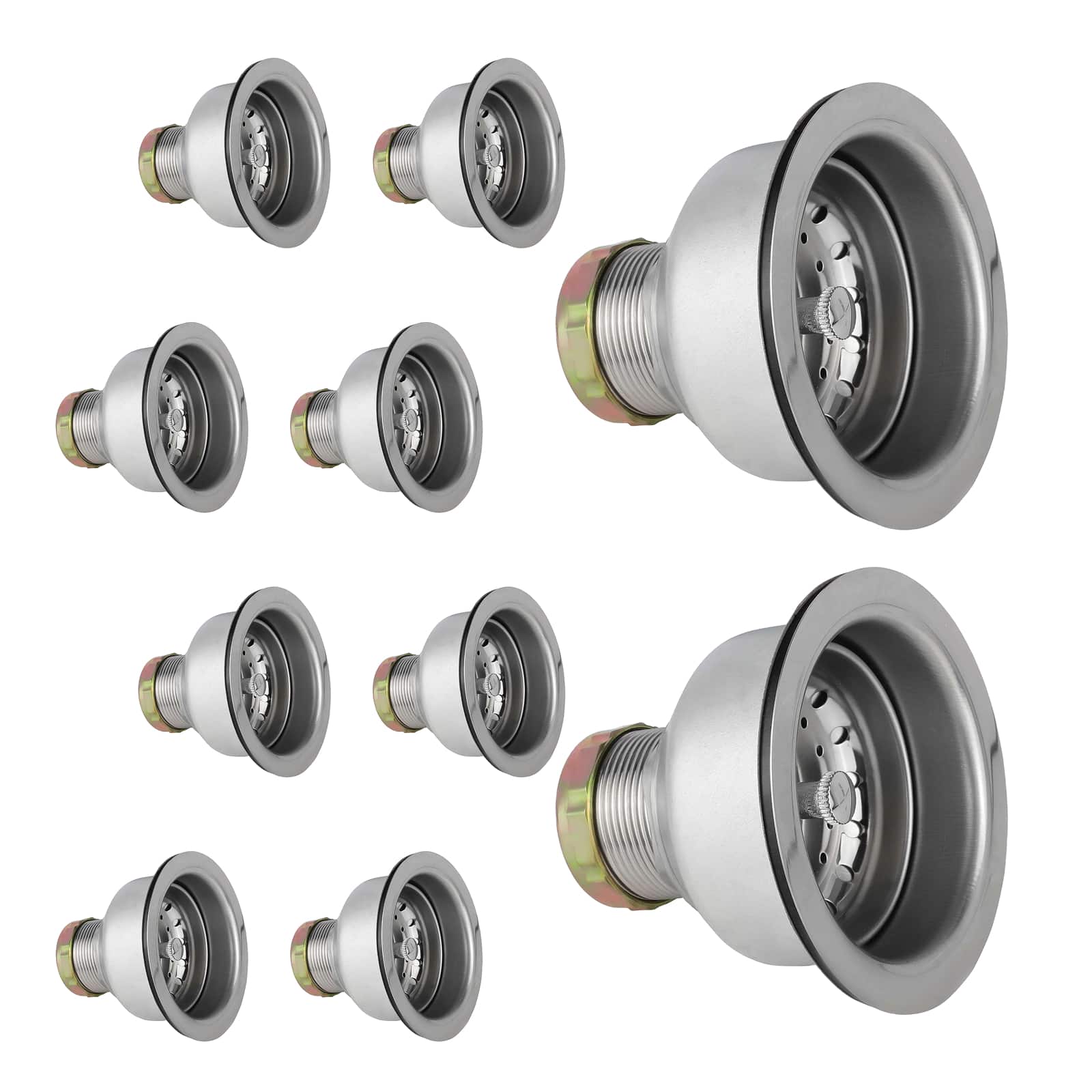 3 1 2 kitchen sink deep double cup drain 7