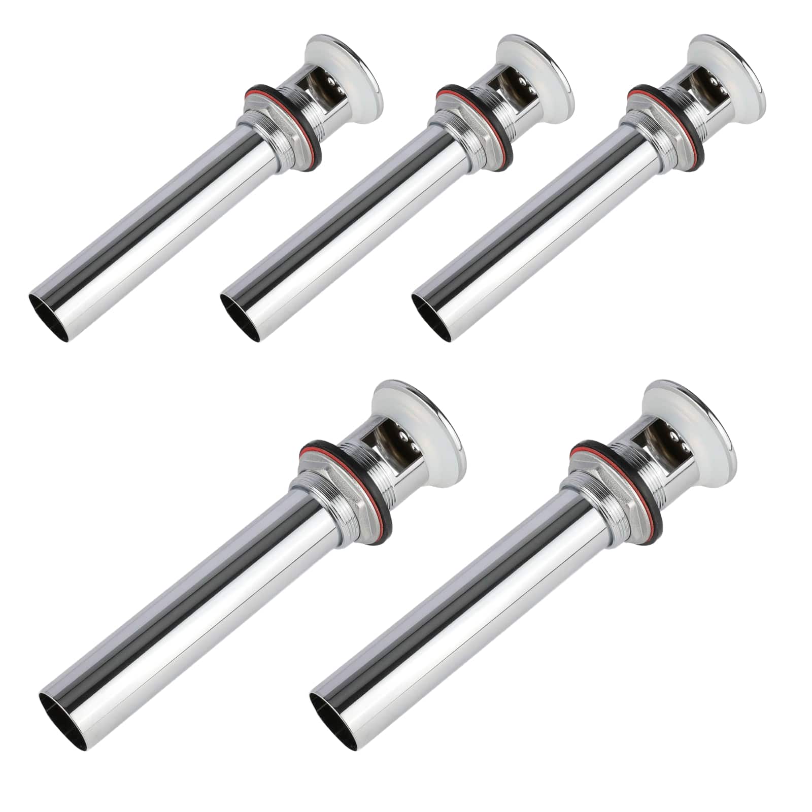 bathroom sink overflow drain assembly chrome plated 8