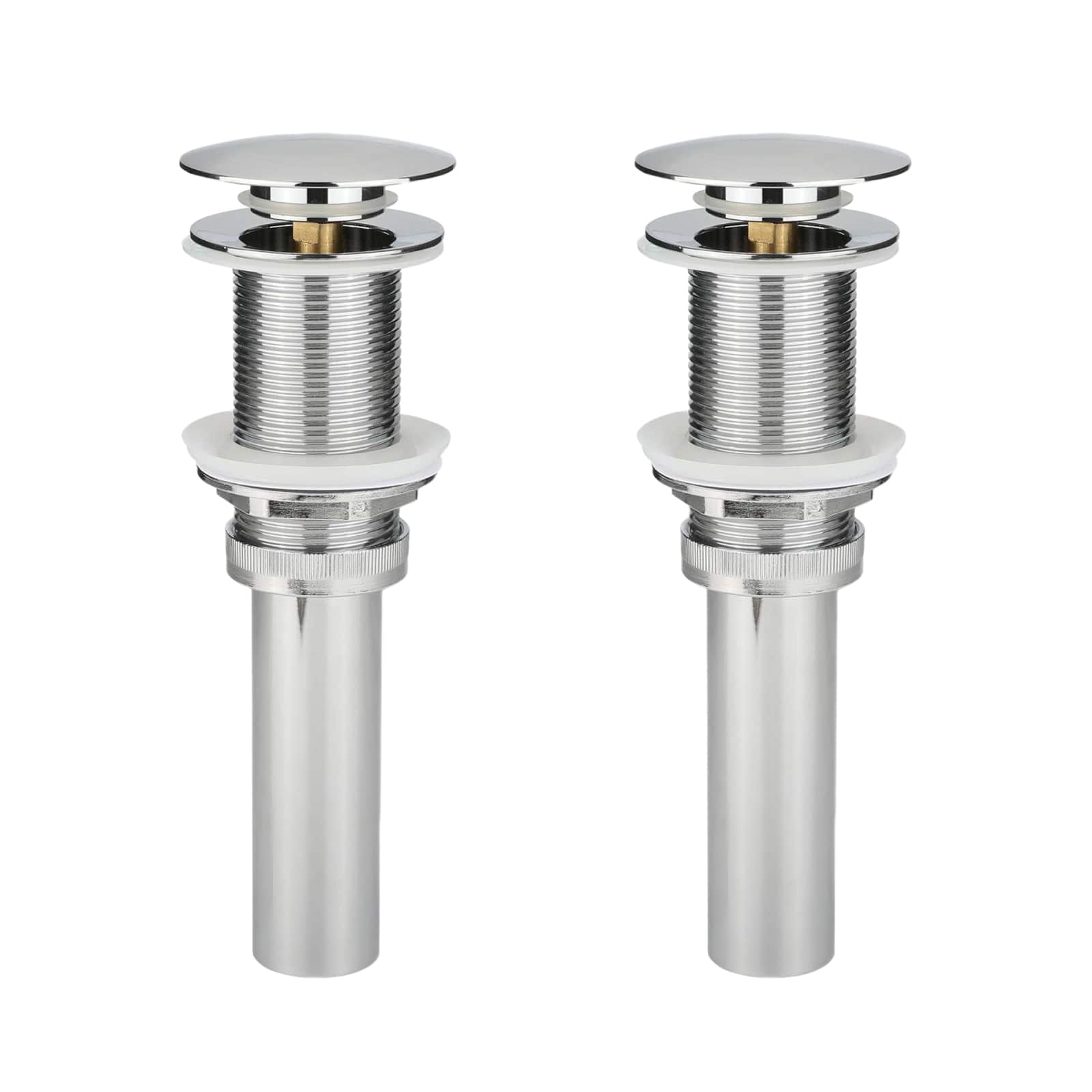 bathroom sink overflow drain assembly chrome plated 10