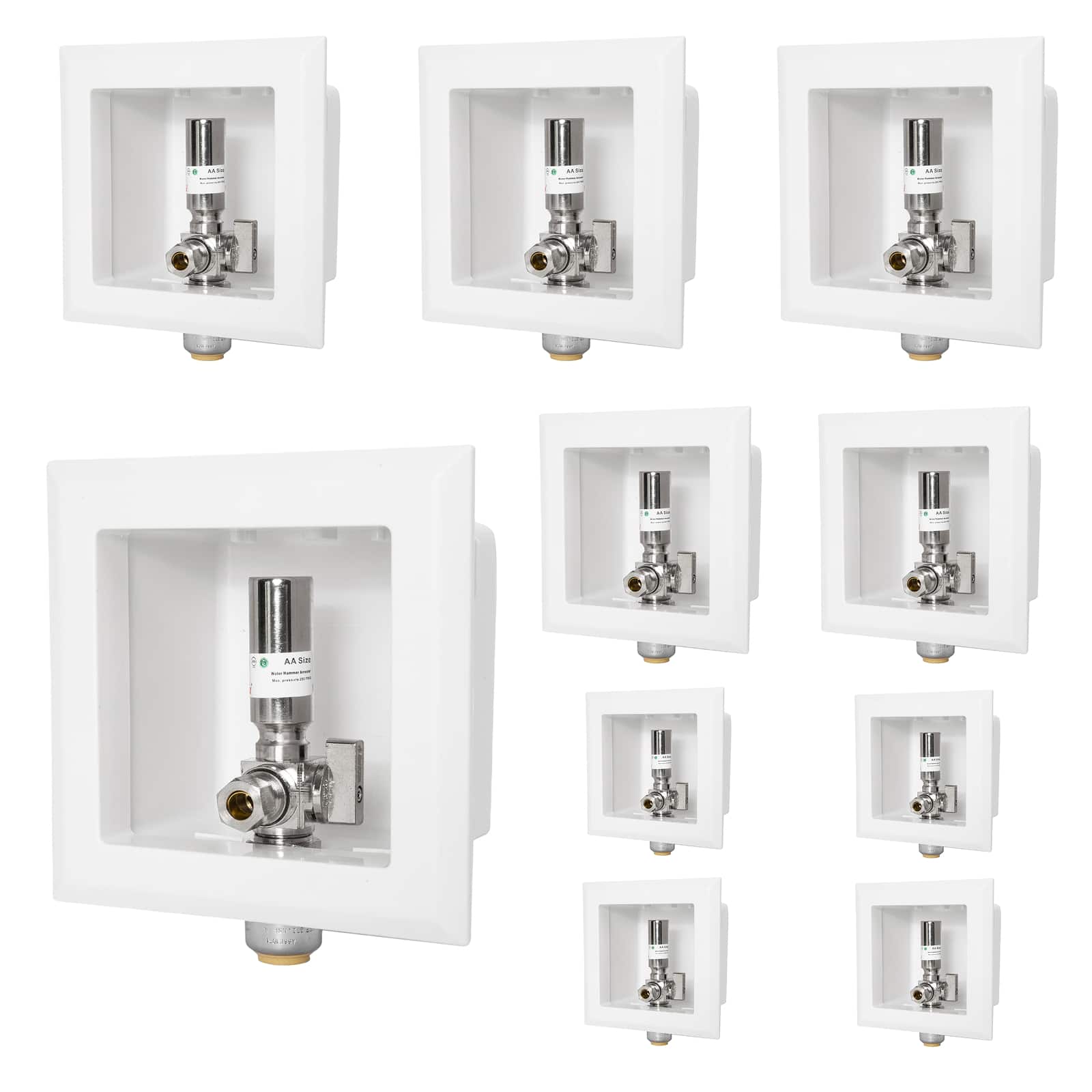 push fit inlet dishwasher outlet box 11