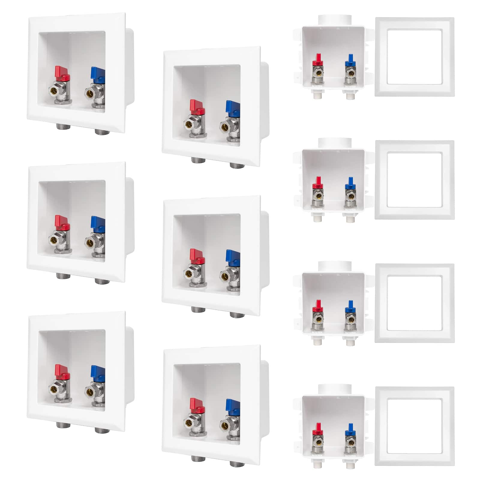 cpvc ppe intet faucet outlet box with installed turn ball valve 5