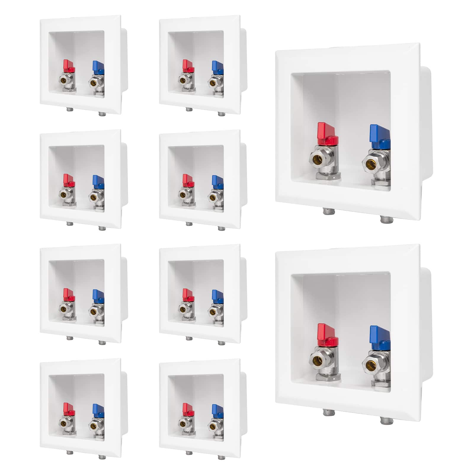 pex crimp f1807 inlet with installed turn ball valve 7