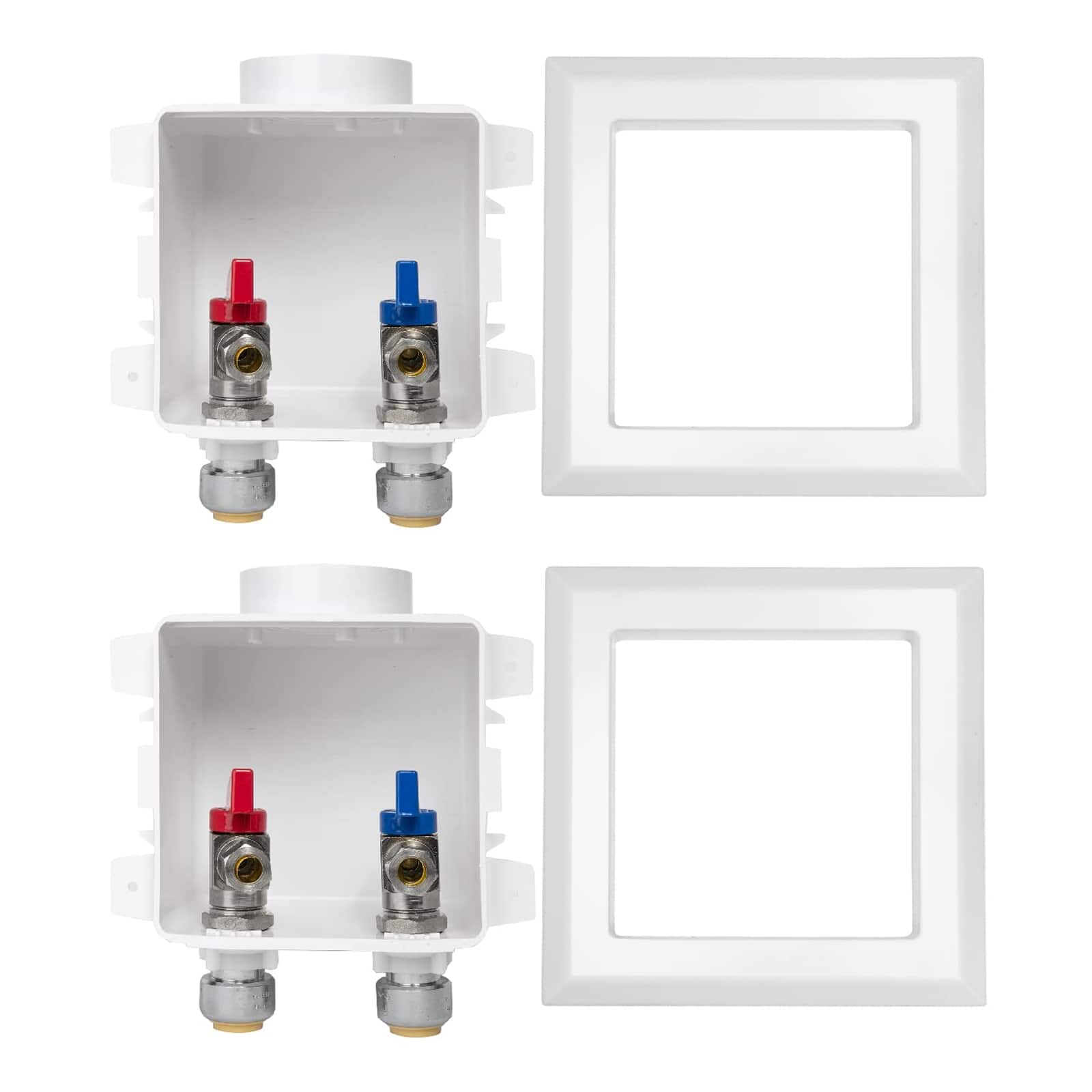 push fit inlet faucet outlet box with installed turn ball valve 5