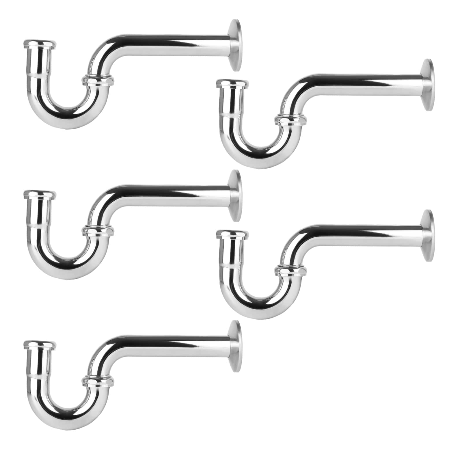 p trap 17ga chrome plated brass 6