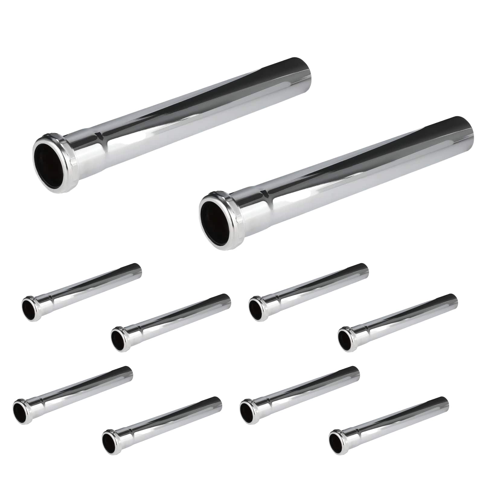 slip joint sink drain extension tube 20ga chrome plated brass 7