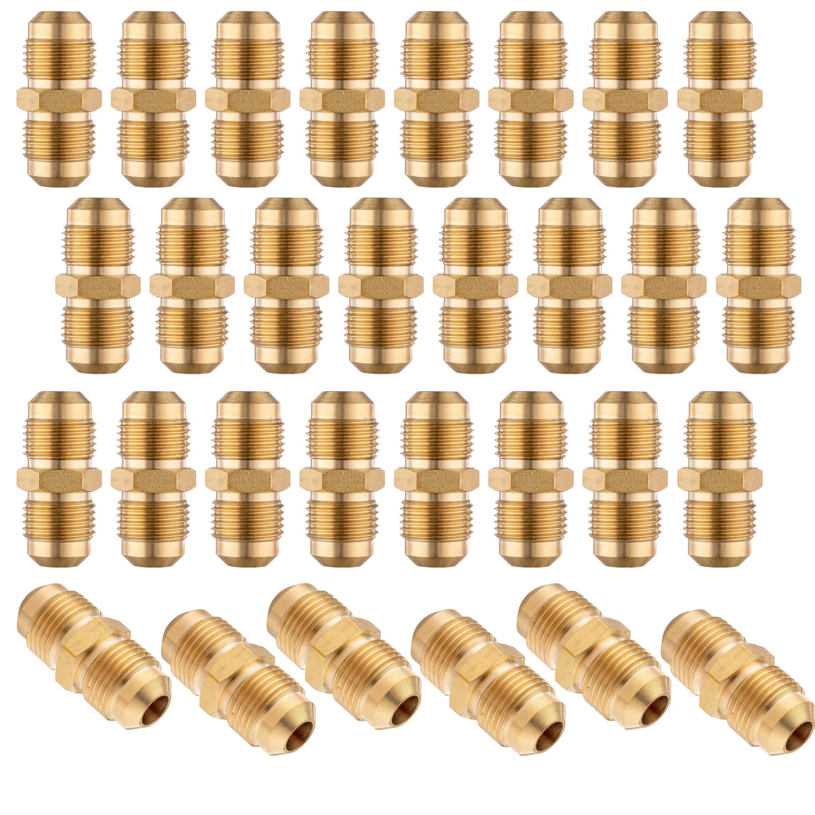 brass reducing flare union 8