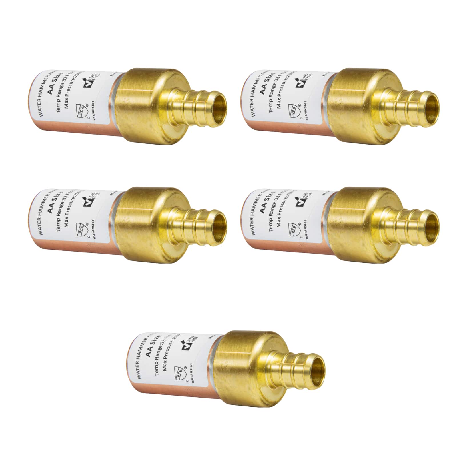copper water hammer arrestor 22