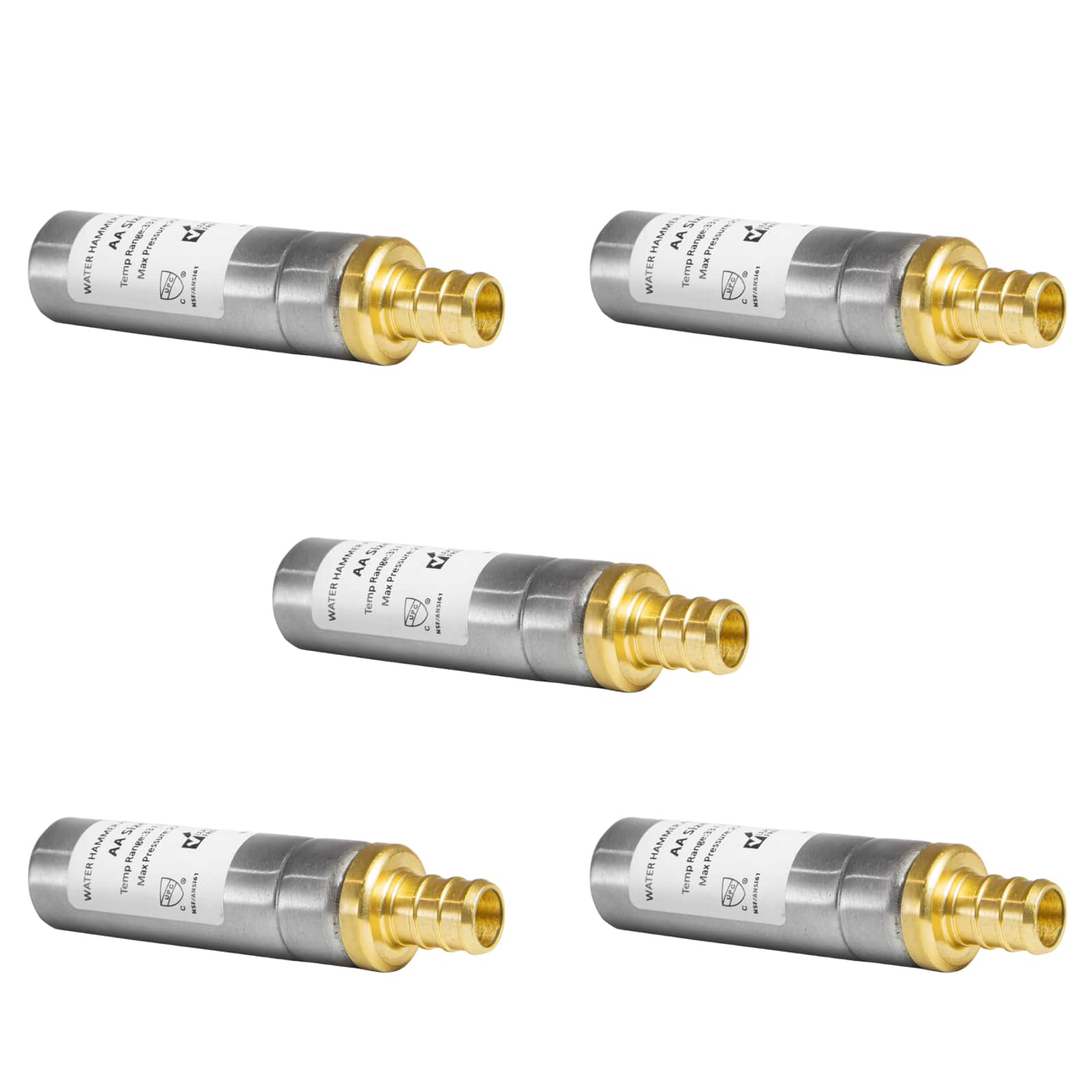 straight water hammer arrestor stainless steel 13