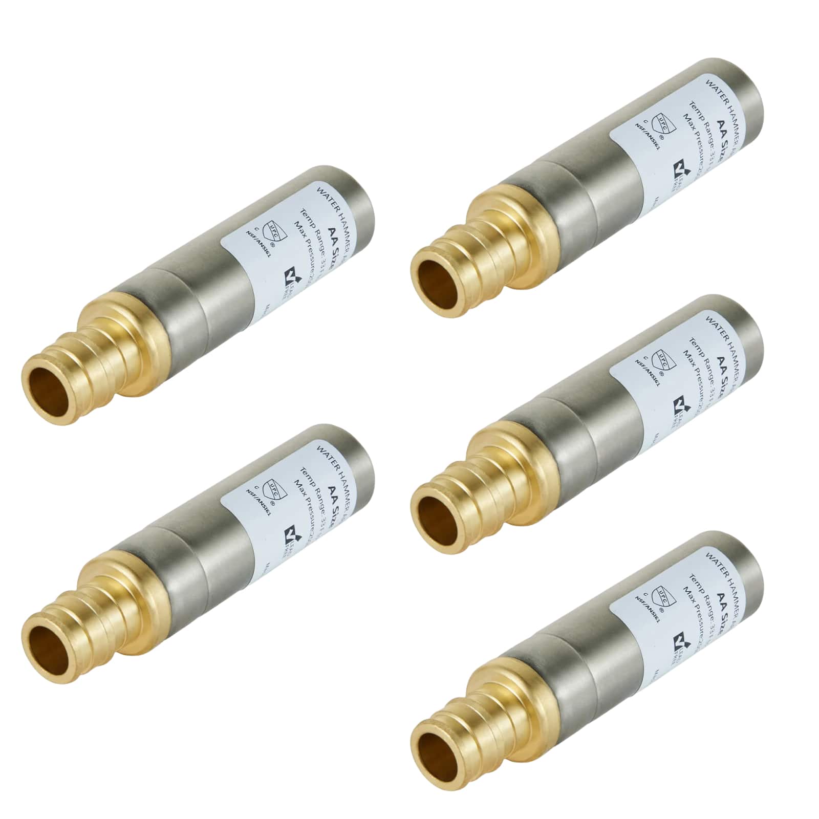 straight water hammer arrestor stainless steel 17