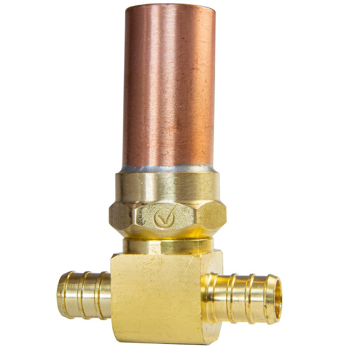 pex crimp connection tee water copper hammer arrestor 3