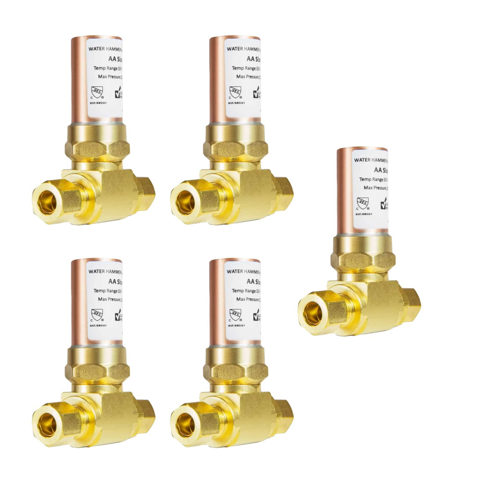 water copper hammer arrestor tee 20