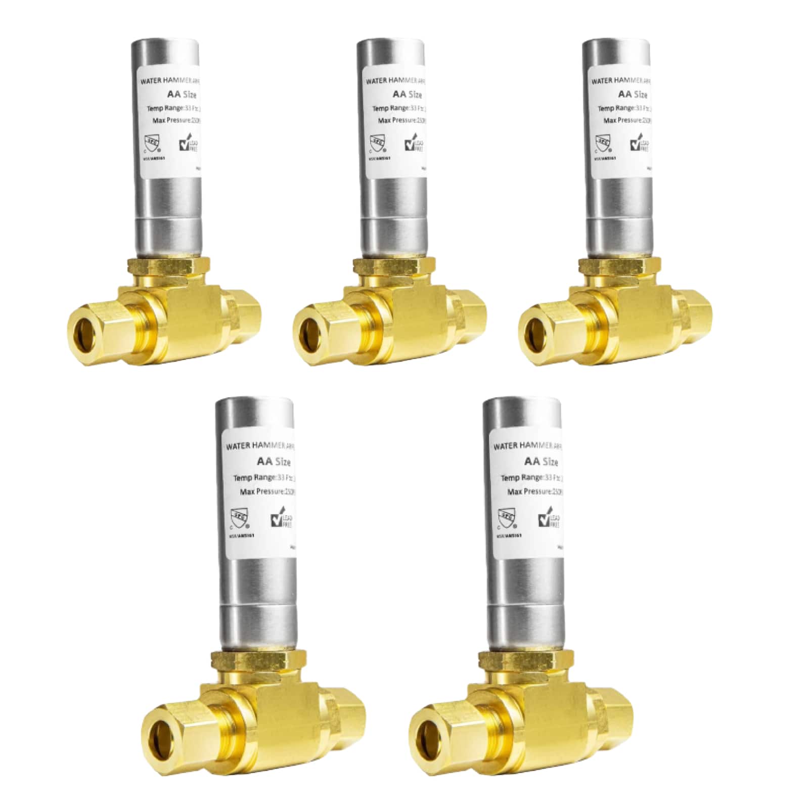 water hammer arrestor stainless steel 21