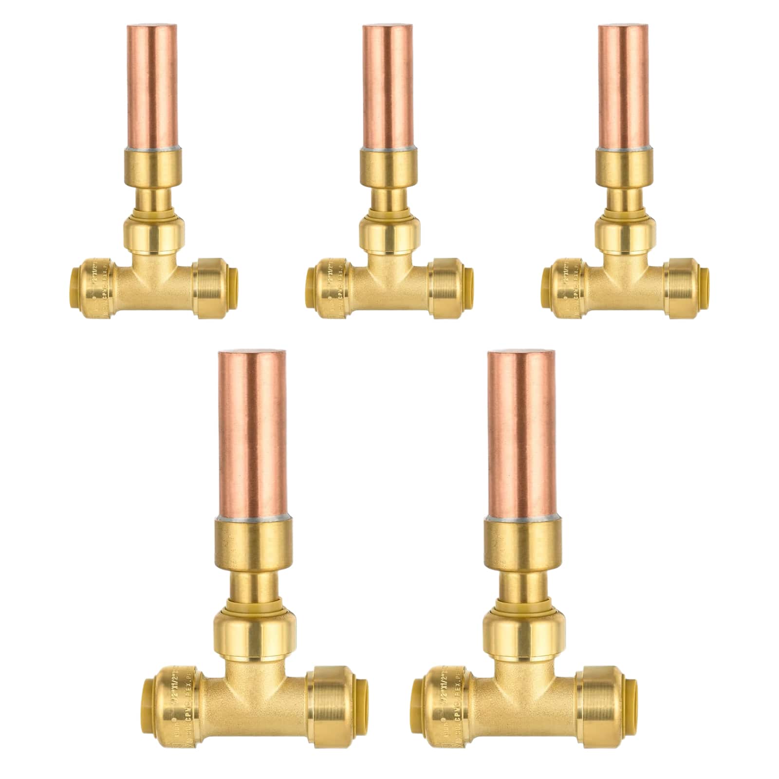 water copper hammer arrestor tee 24