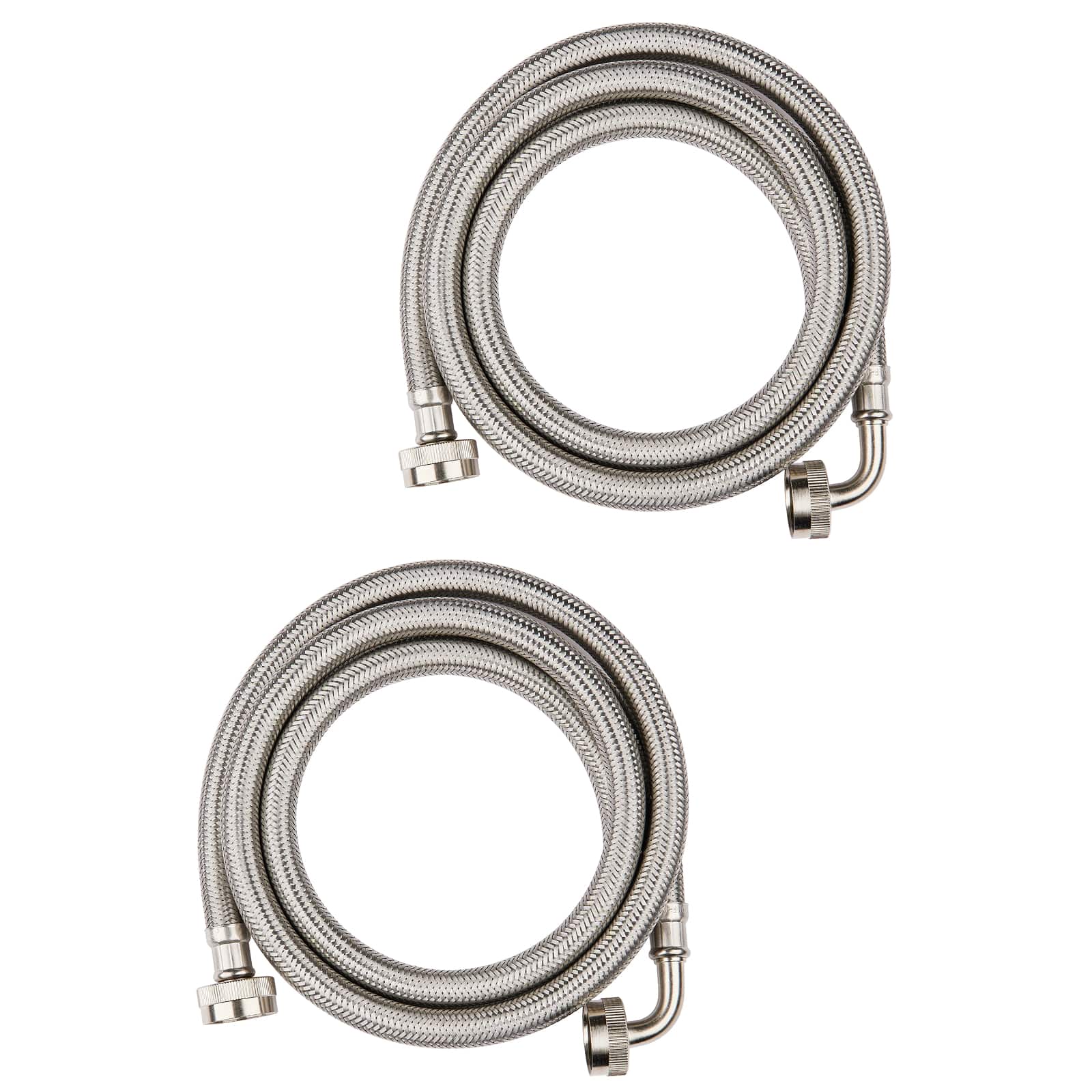washing machine hose with 90 degree elbow stainless steel 3