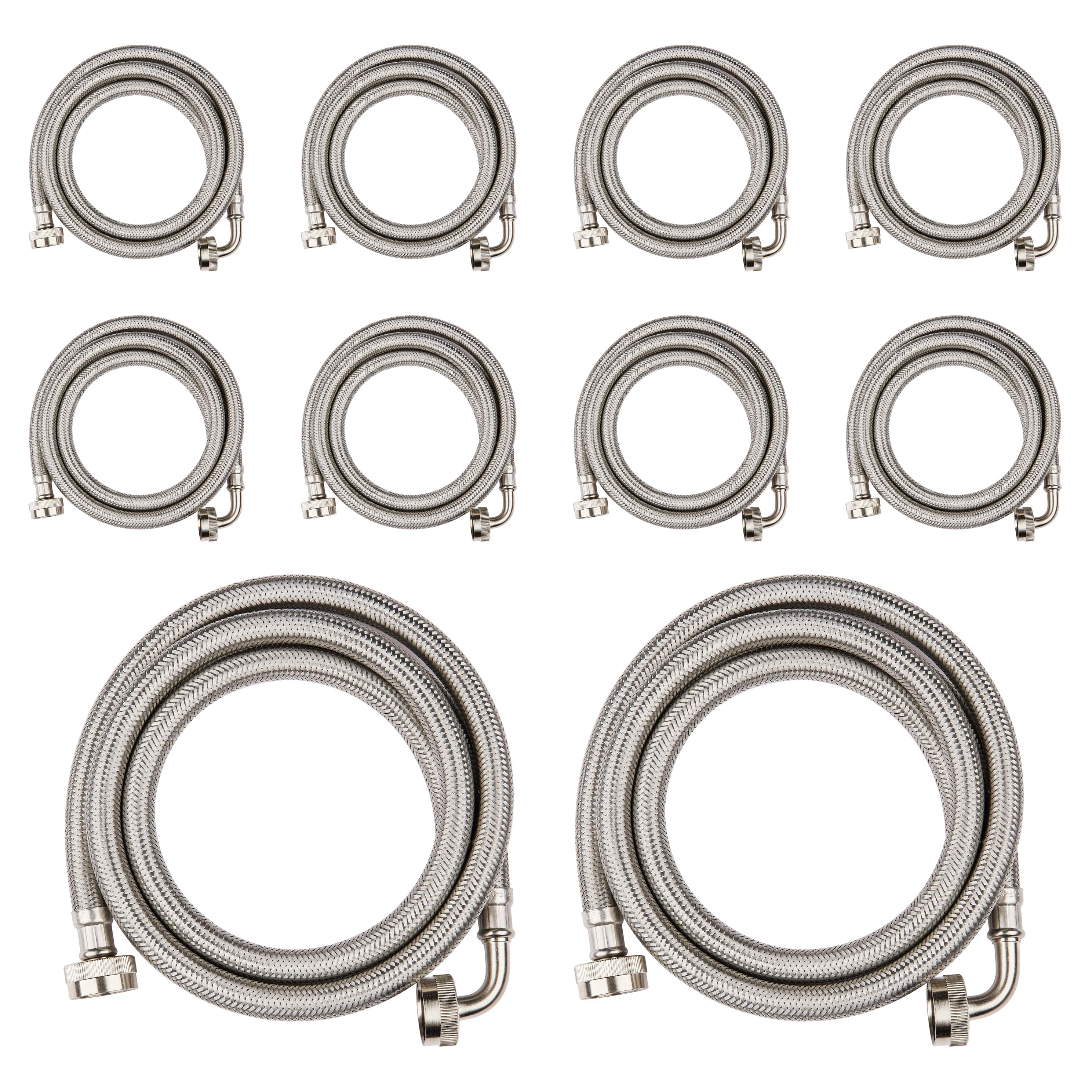 washing machine hose with 90 degree elbow stainless steel 5