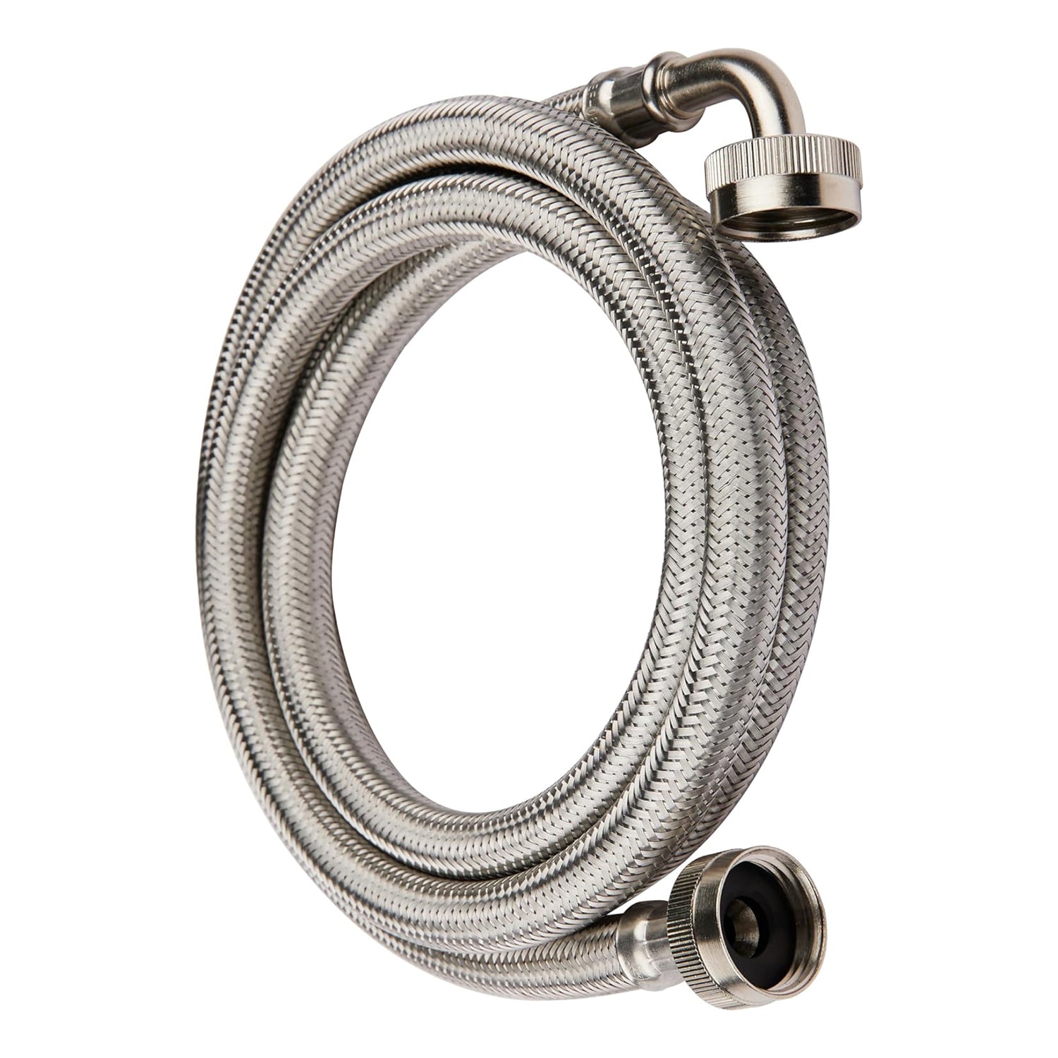 10 pcs 4ft washing machine hose, with 90 degree elbow, stainless steel 3