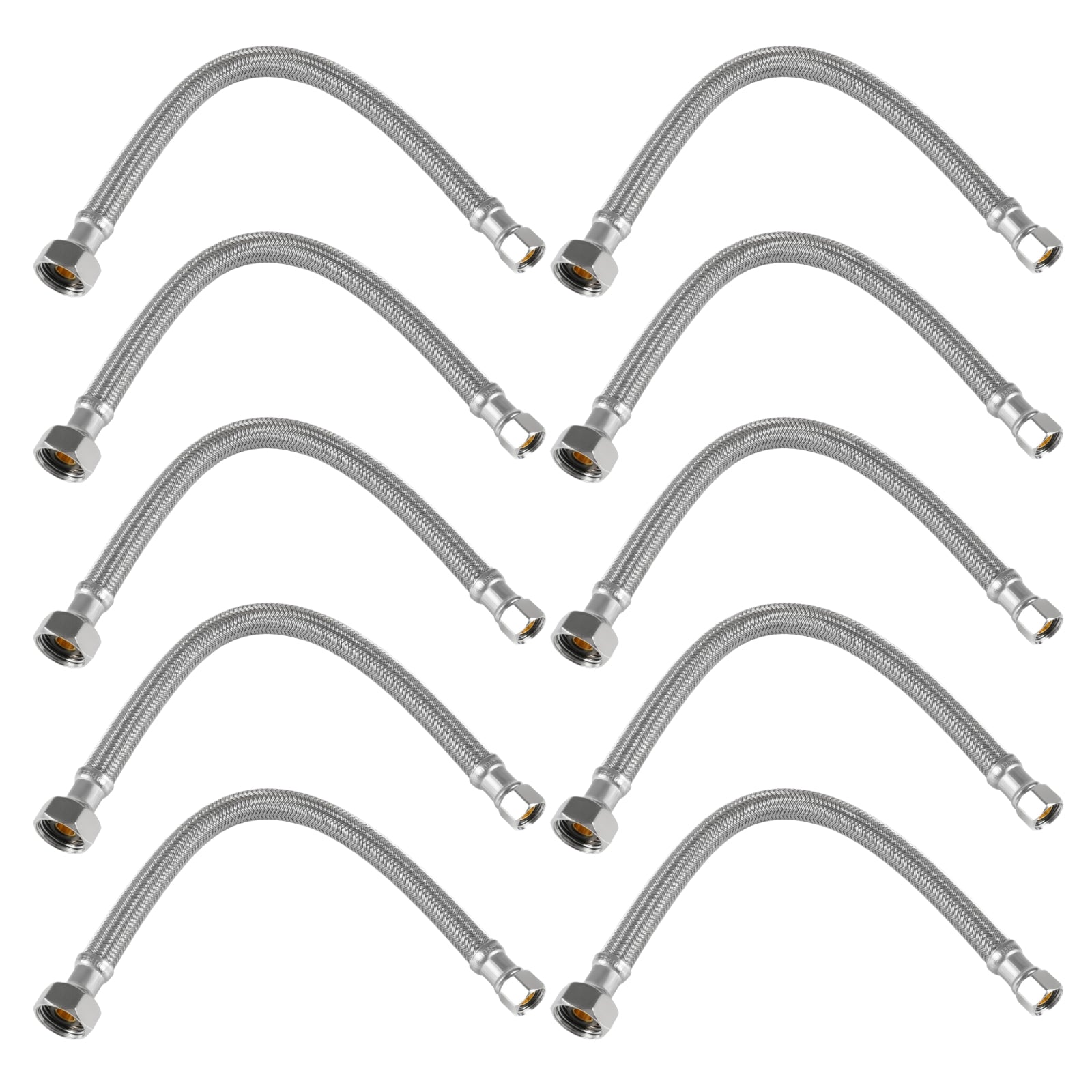 3 8 comp x 1 2 fip braided polymer faucet hose pick size to add 6