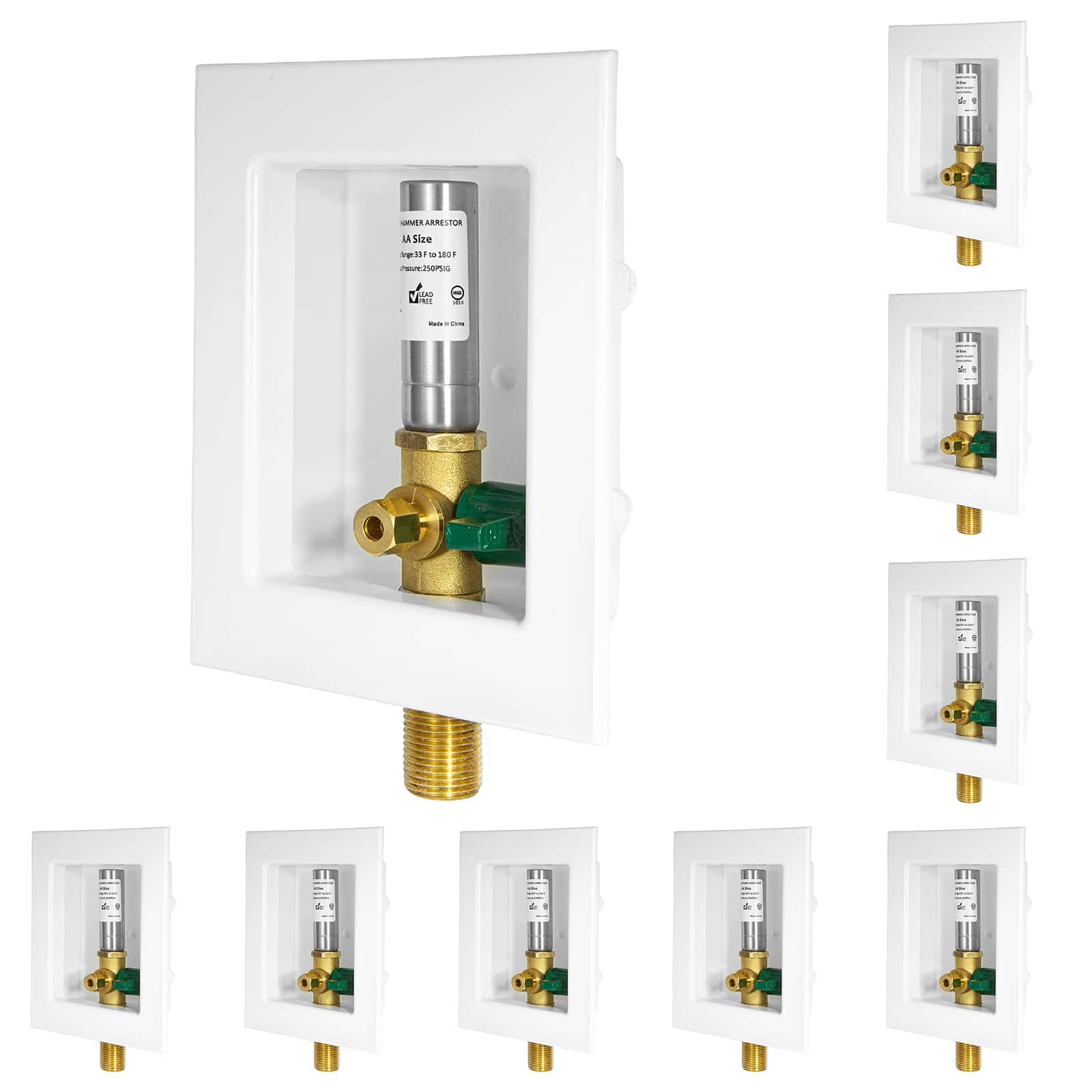 sweat inlet ice maker outlet box 18