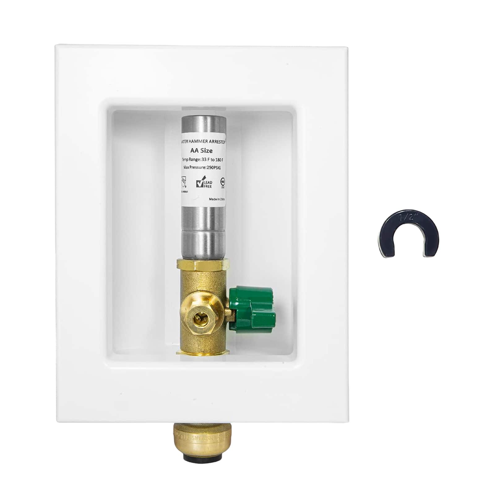 push fit inlet ice maker outlet box 15