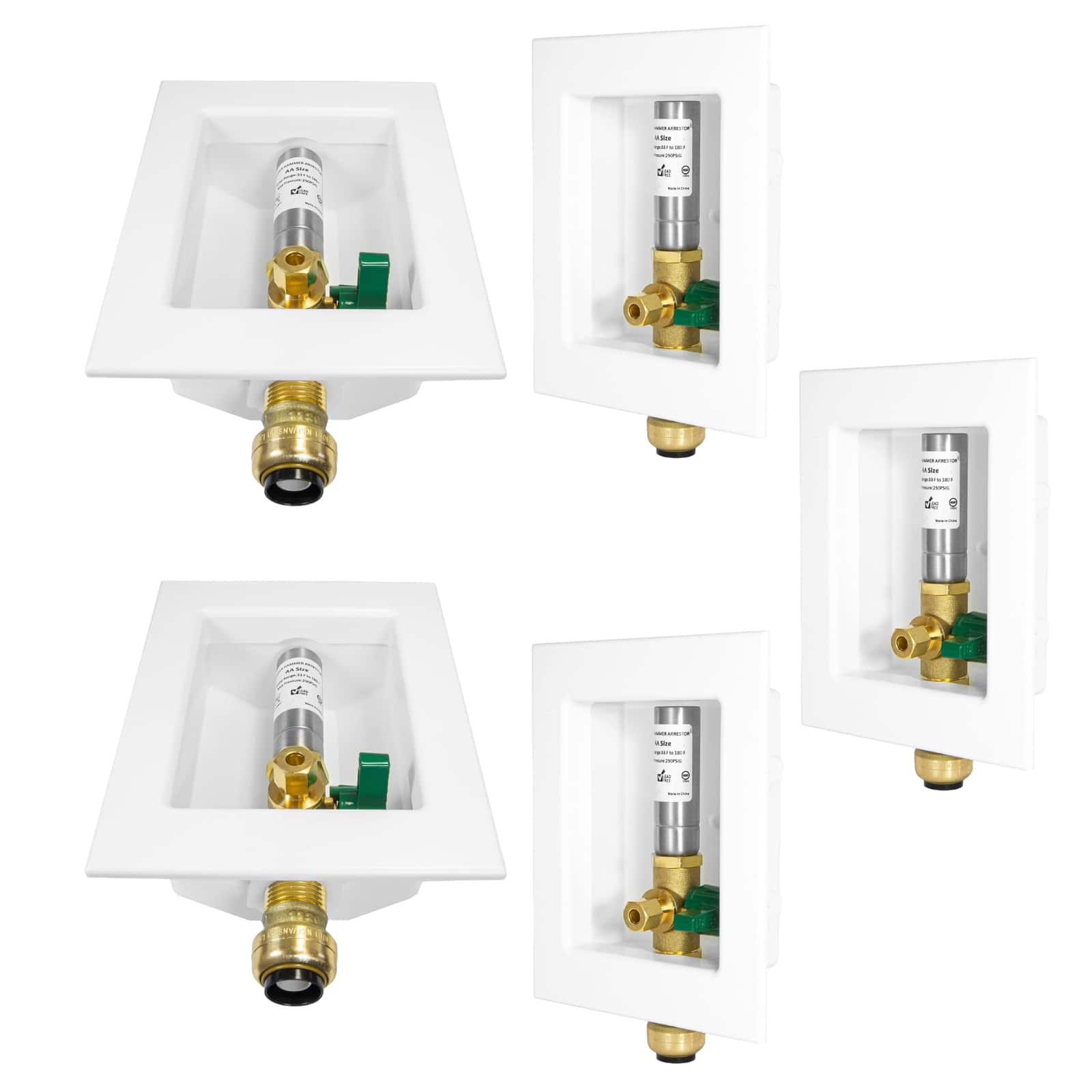 push fit inlet ice maker outlet box 17