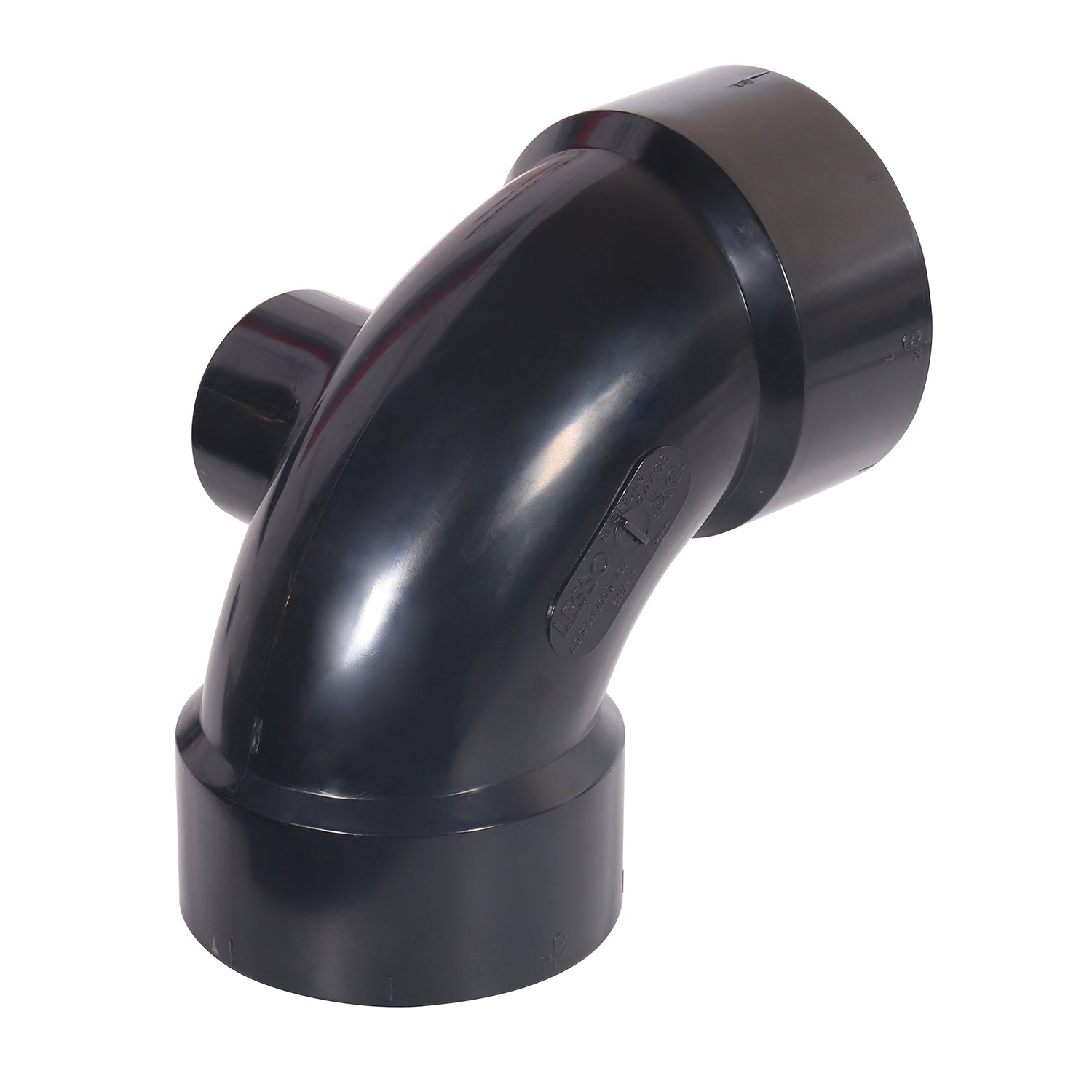 ABS DWV 1/4 Bend Elbows w/Side Inlet - Pick Size to Add