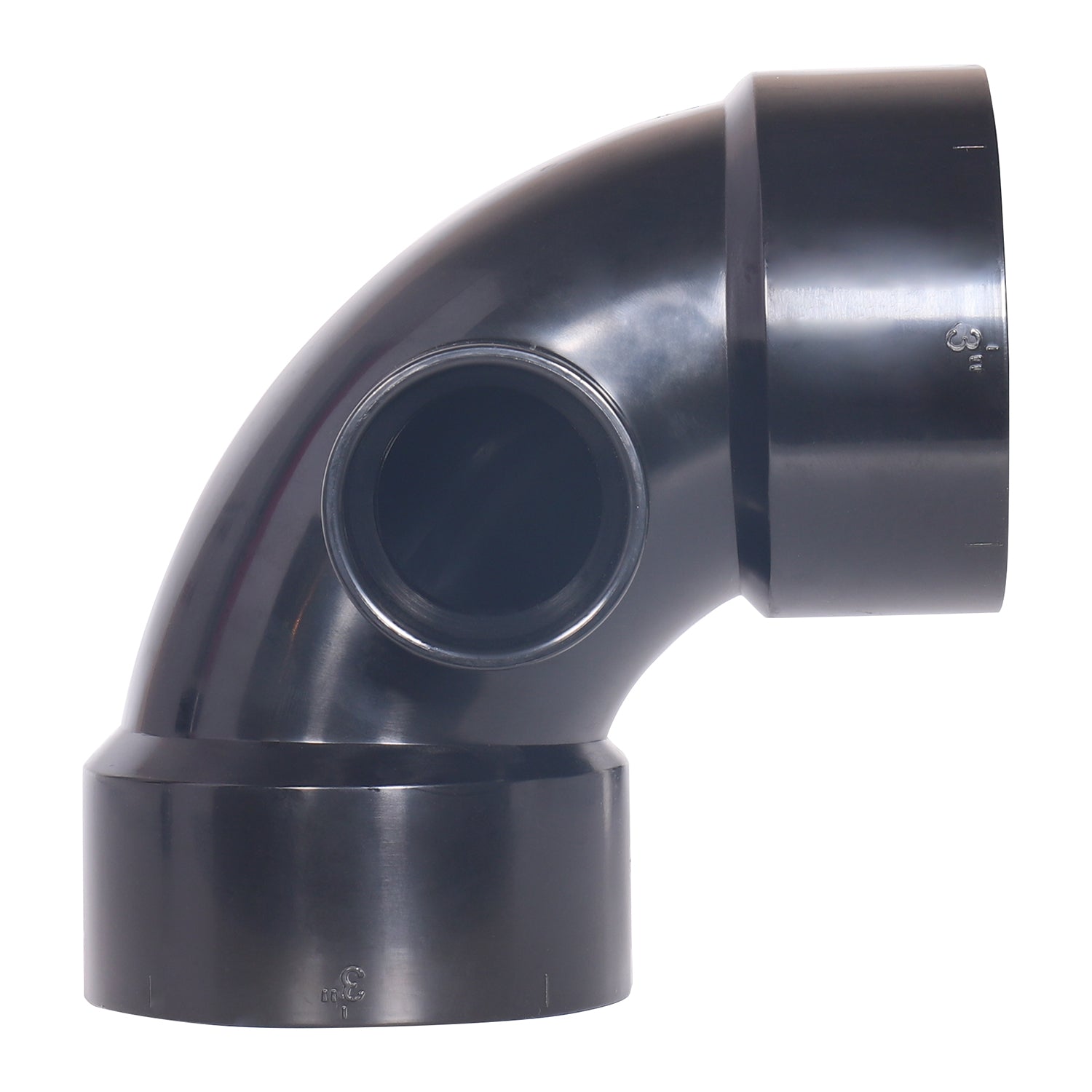 ABS DWV 1/4 Bend Elbows w/Side Inlet - Pick Size to Add