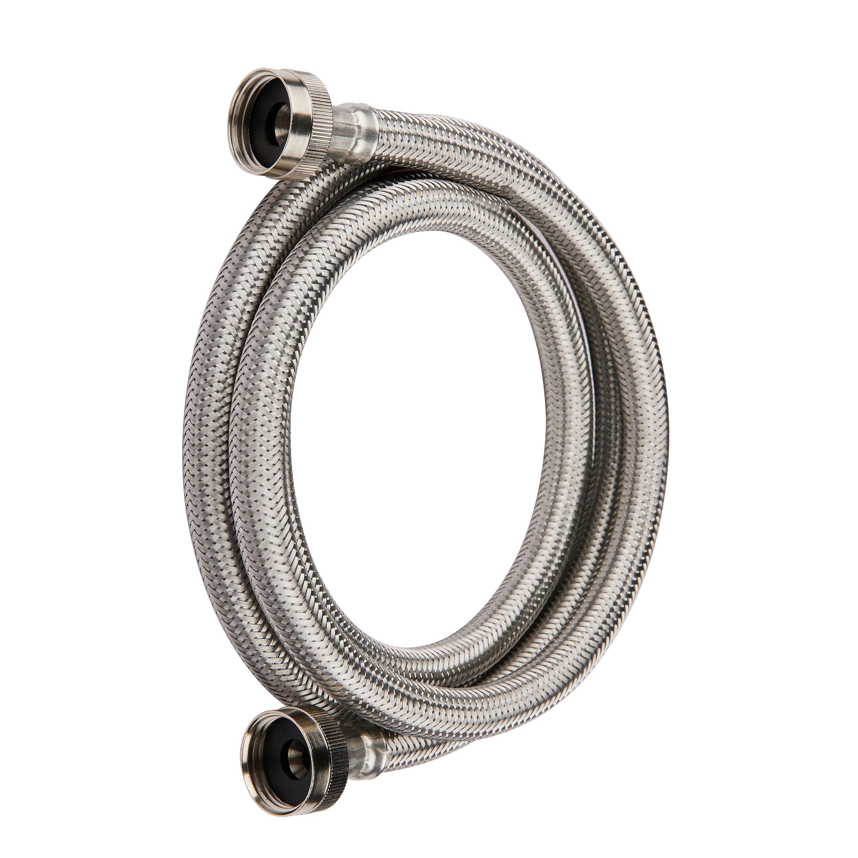 5ft washing machine hose, stainless steel 2