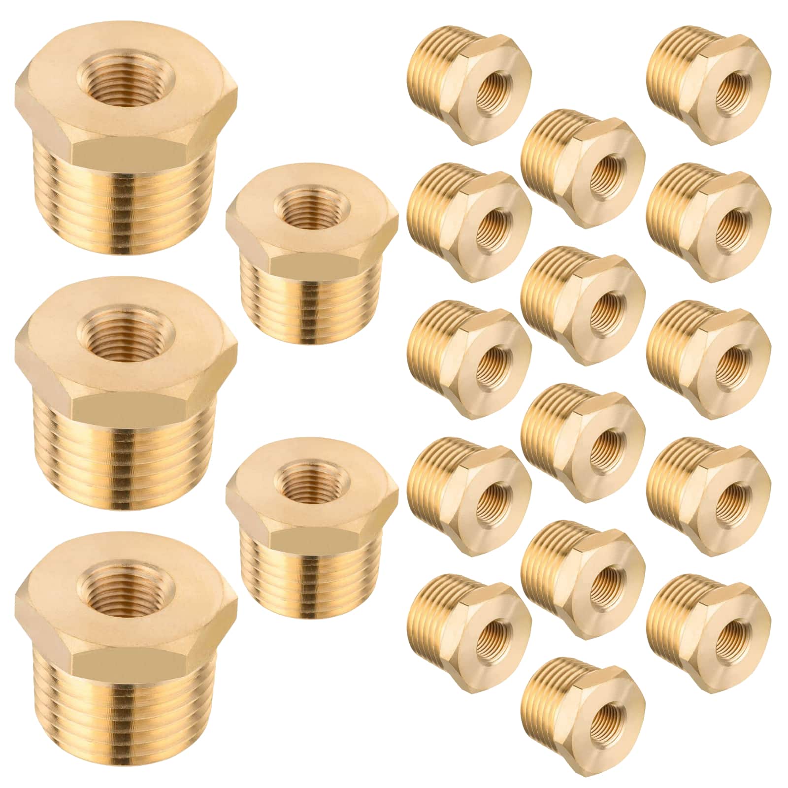 mnpt x fnpt brass reducing connector 9