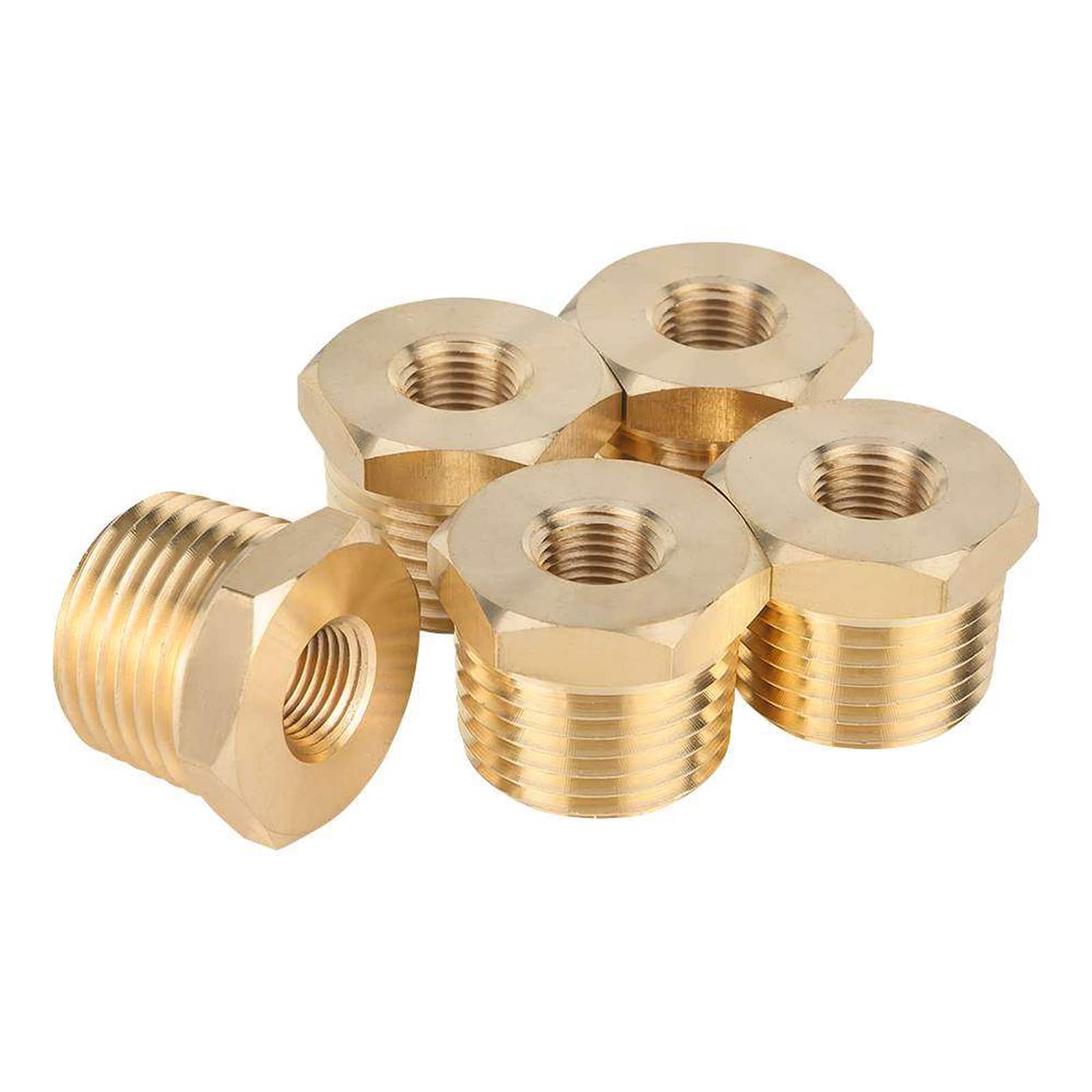 mnpt x fnpt brass reducing connector 7