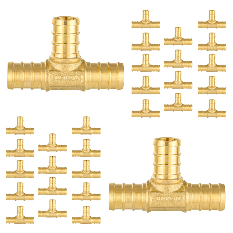 PEX-B Crimp Tee (Lead Free) - Pick Size to Add